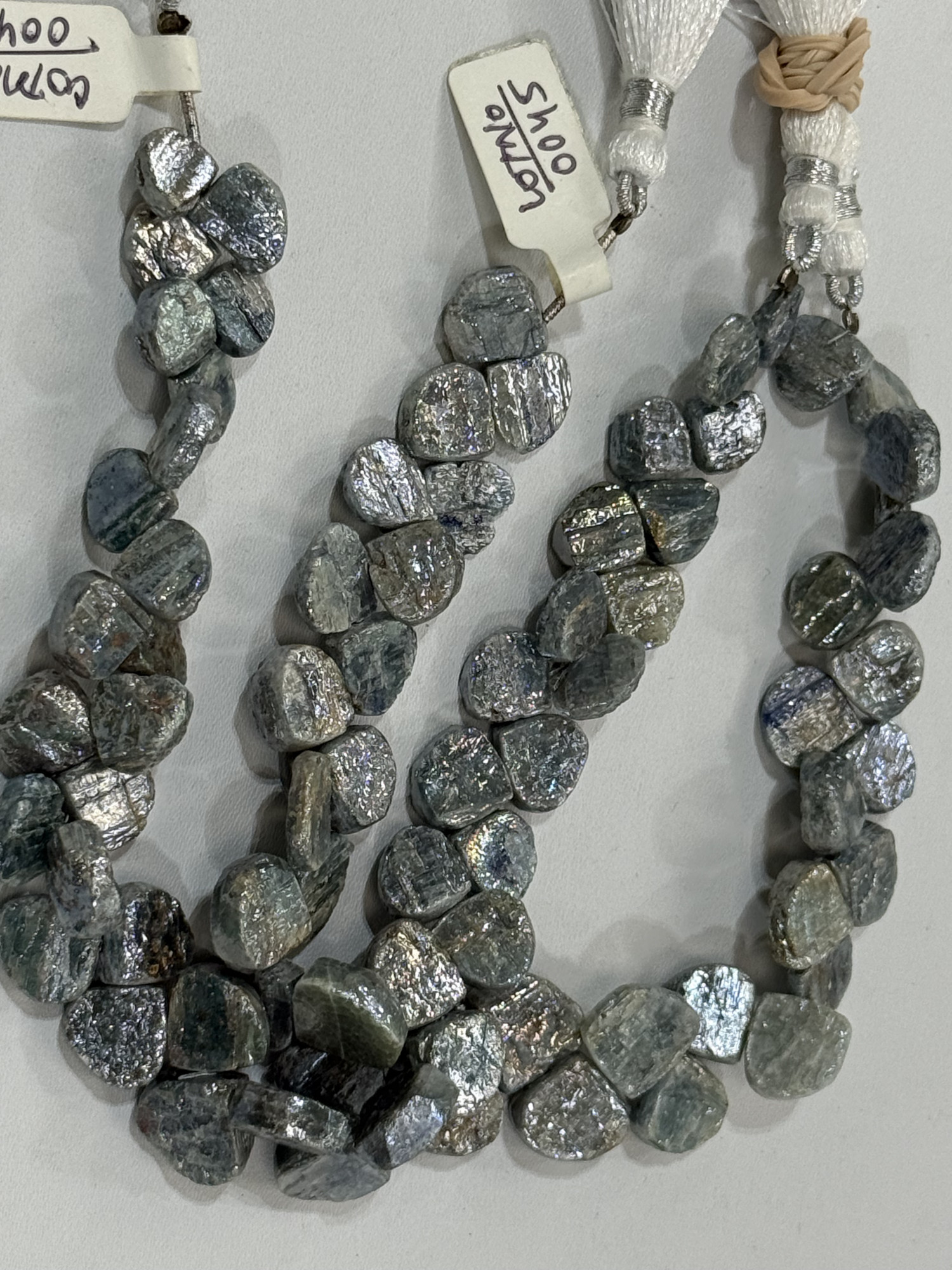 Coated Kyanite Heart Faceted
