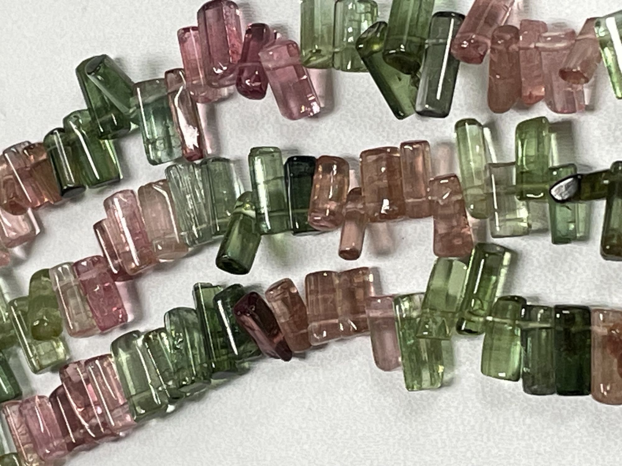 Multi Tourmaline Tube Smooth