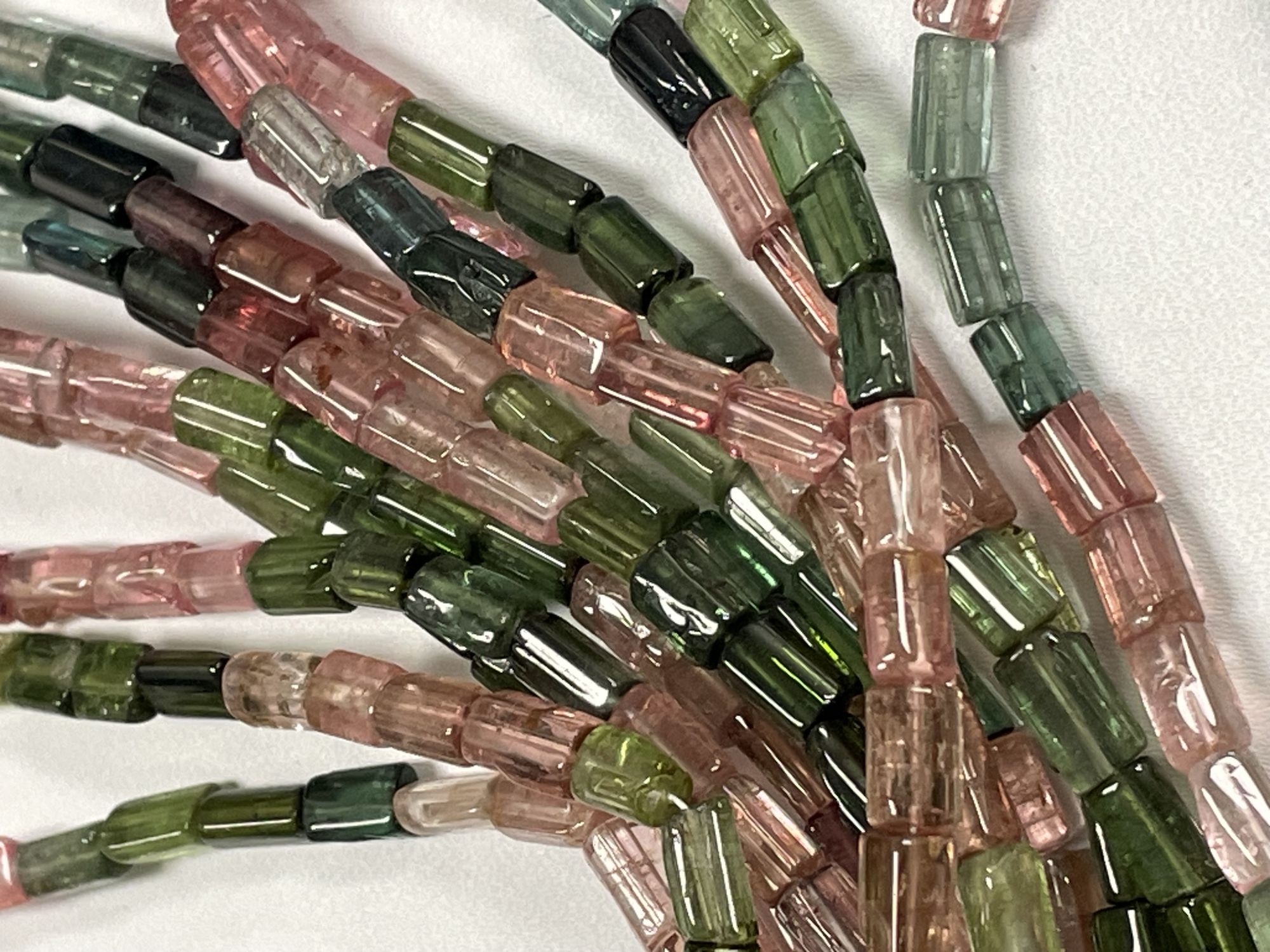 Multi Tourmaline Tube Smooth