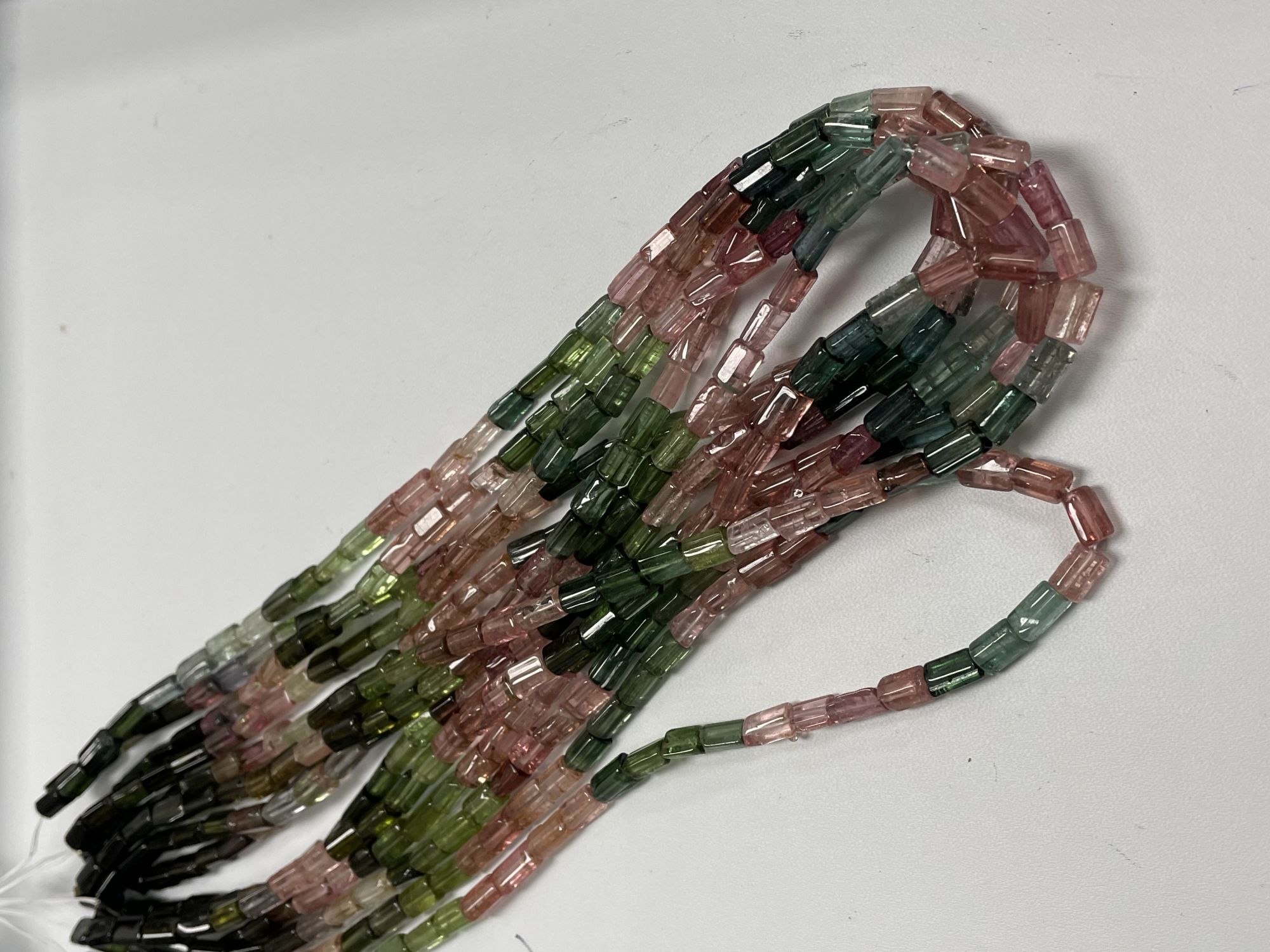 Multi Tourmaline Tube Smooth