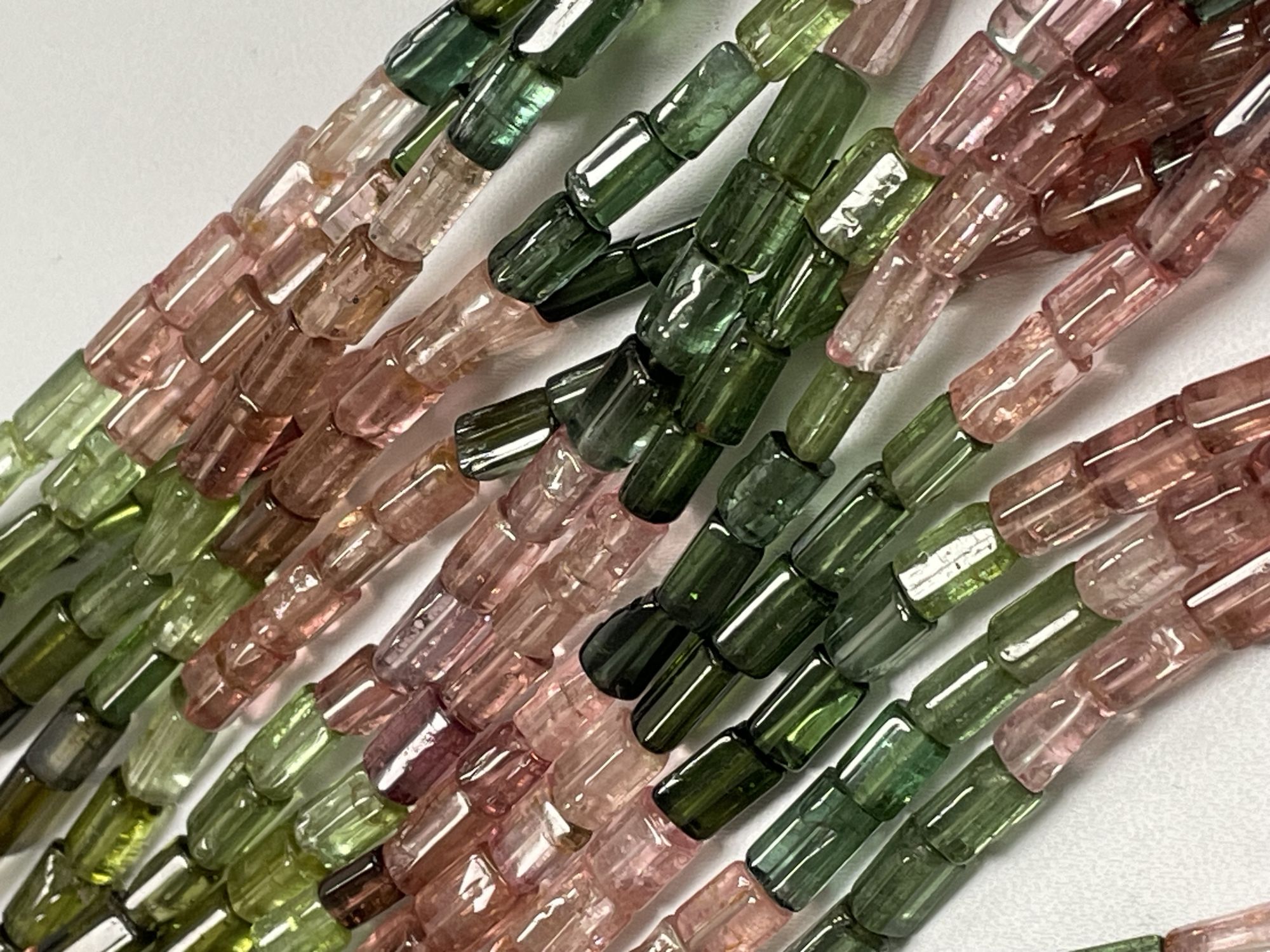 Multi Tourmaline Tube Smooth