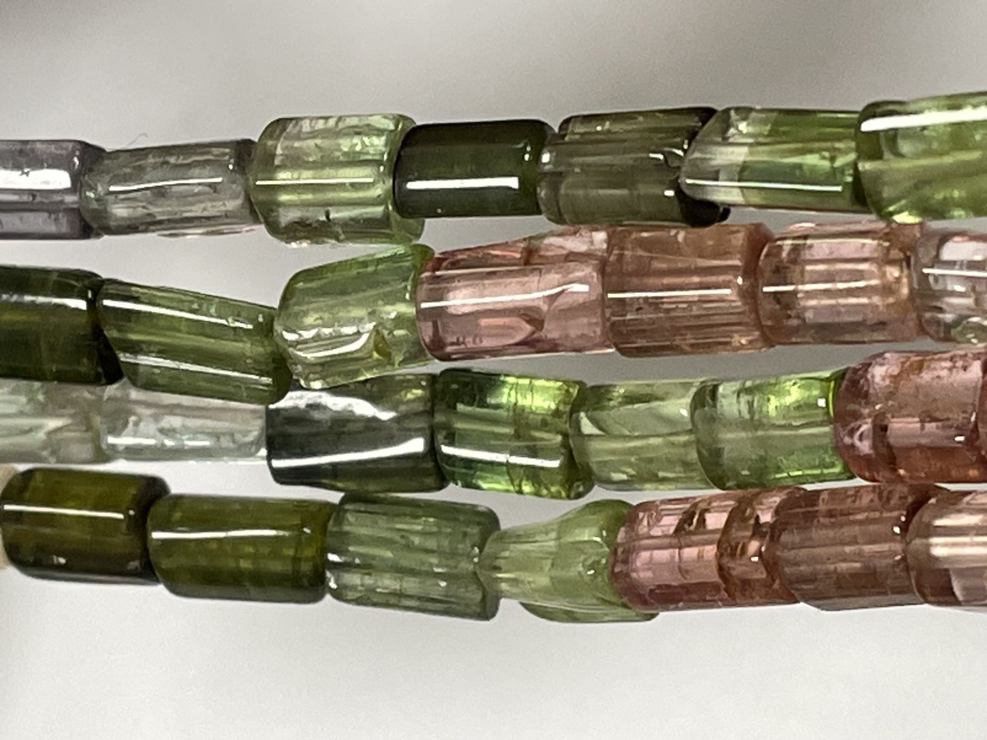 Multi Tourmaline Tube Smooth