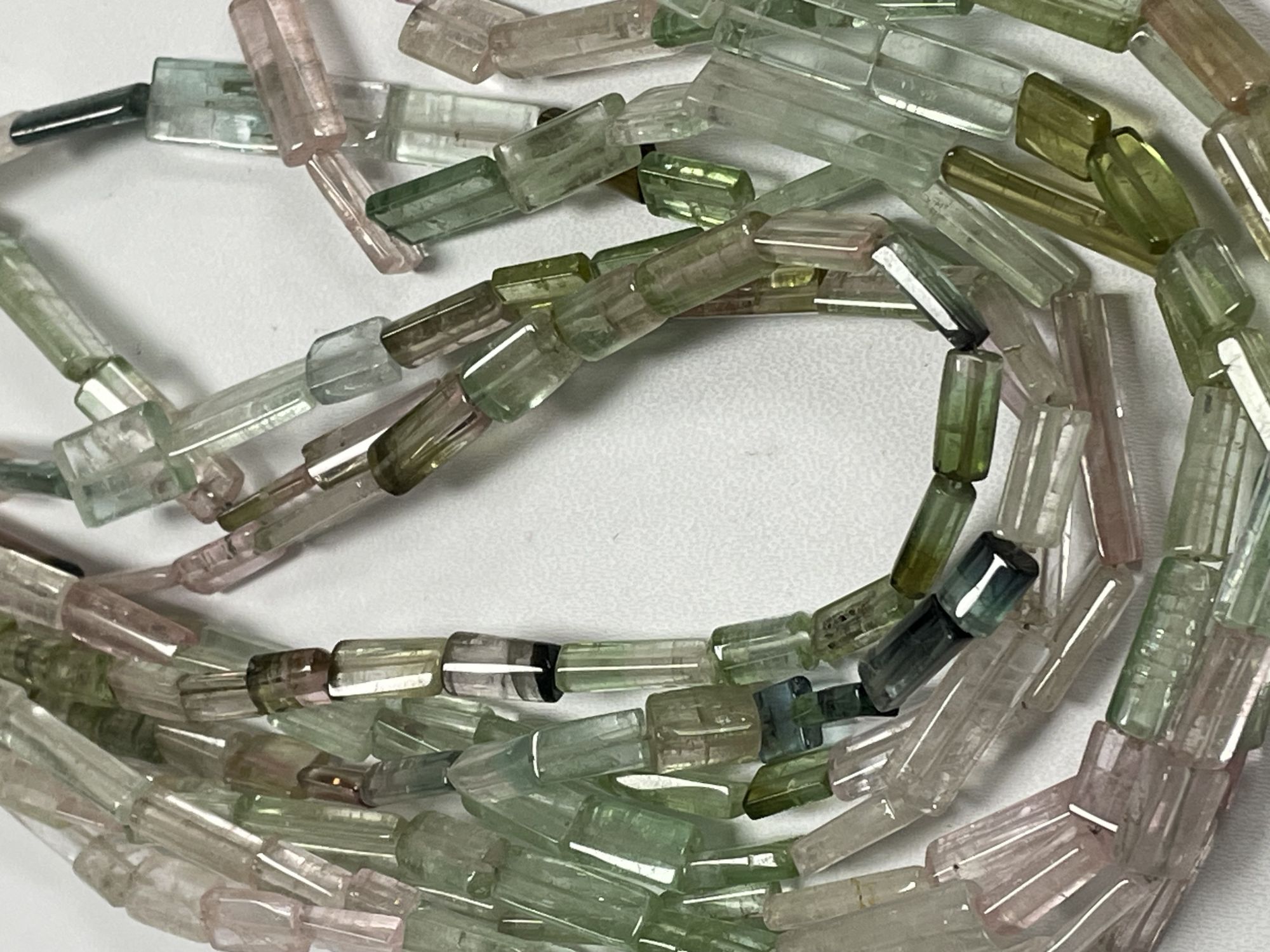 Multi Tourmaline Tube Smooth