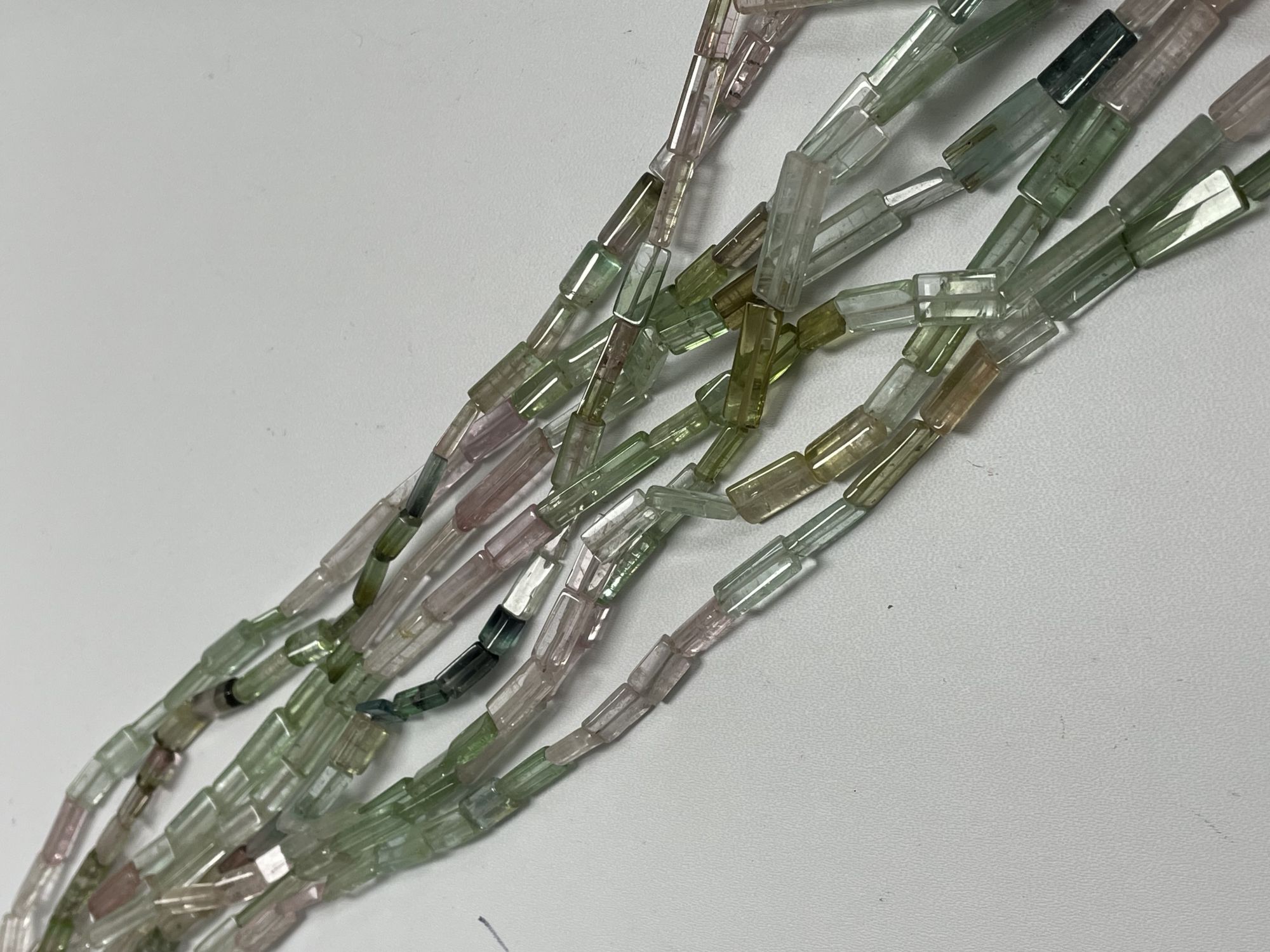 Multi Tourmaline Tube Smooth