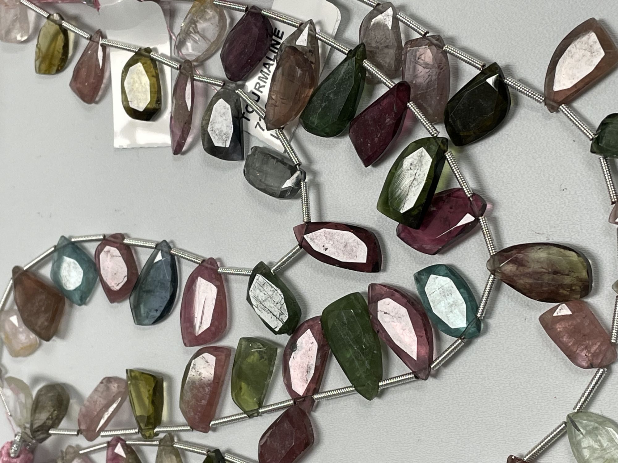 Multi Tourmaline Slice Smooth