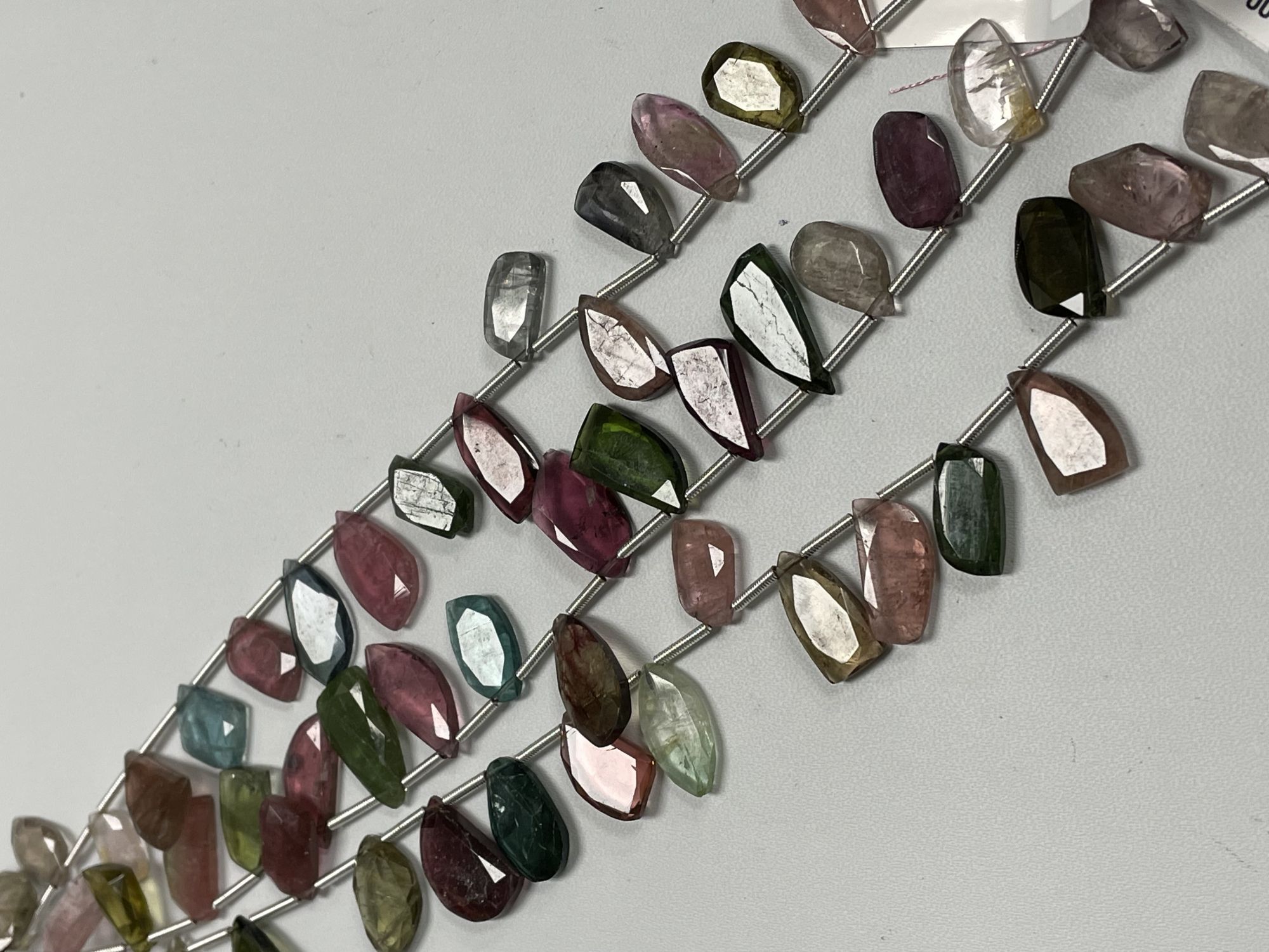 Multi Tourmaline Slice Smooth