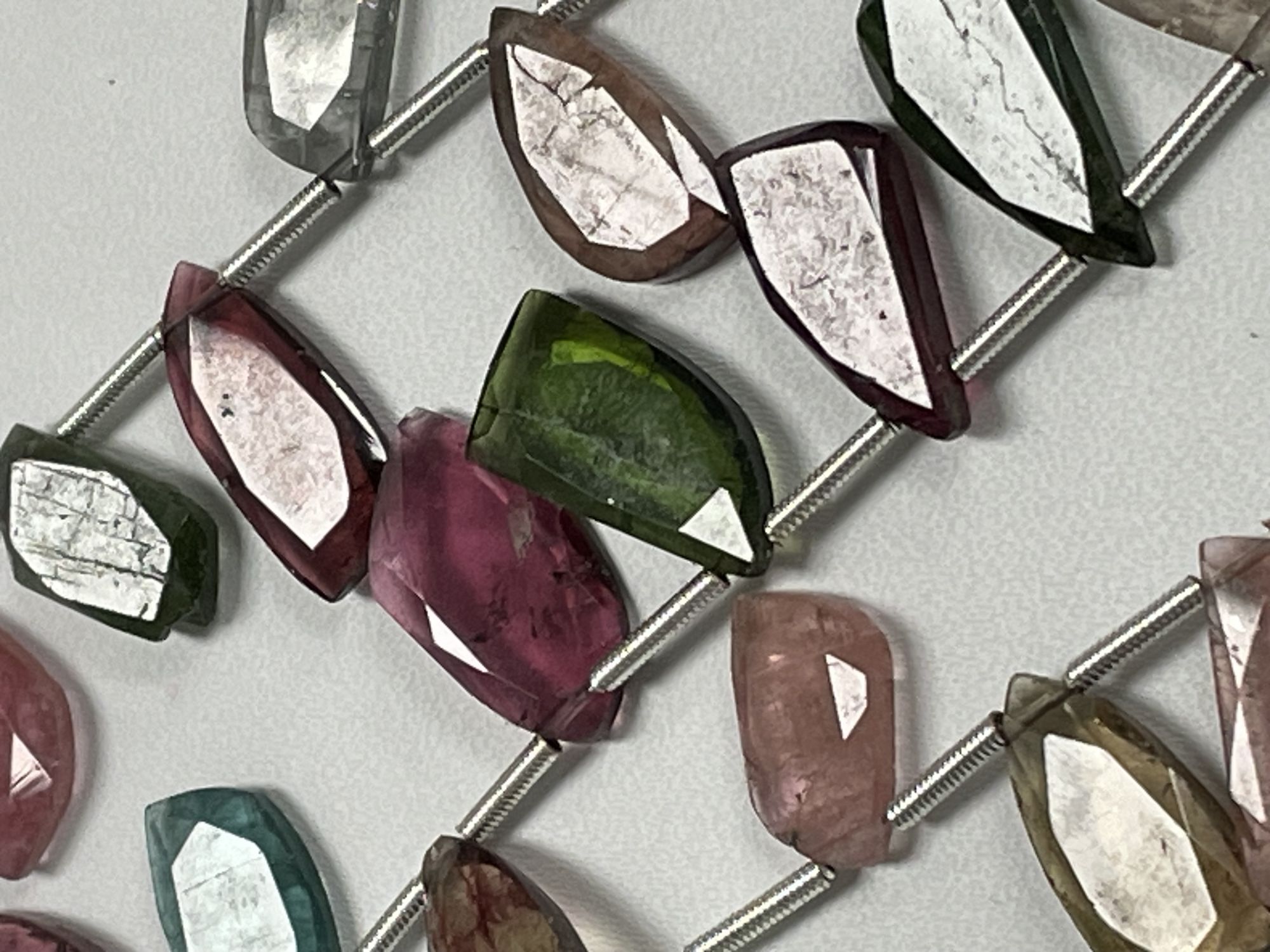 Multi Tourmaline Slice Smooth