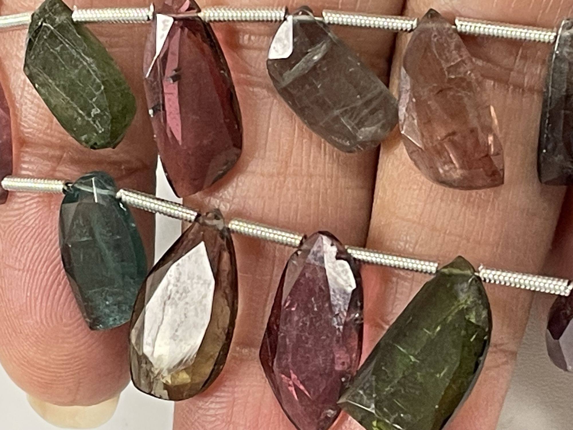 Multi Tourmaline Slice Smooth