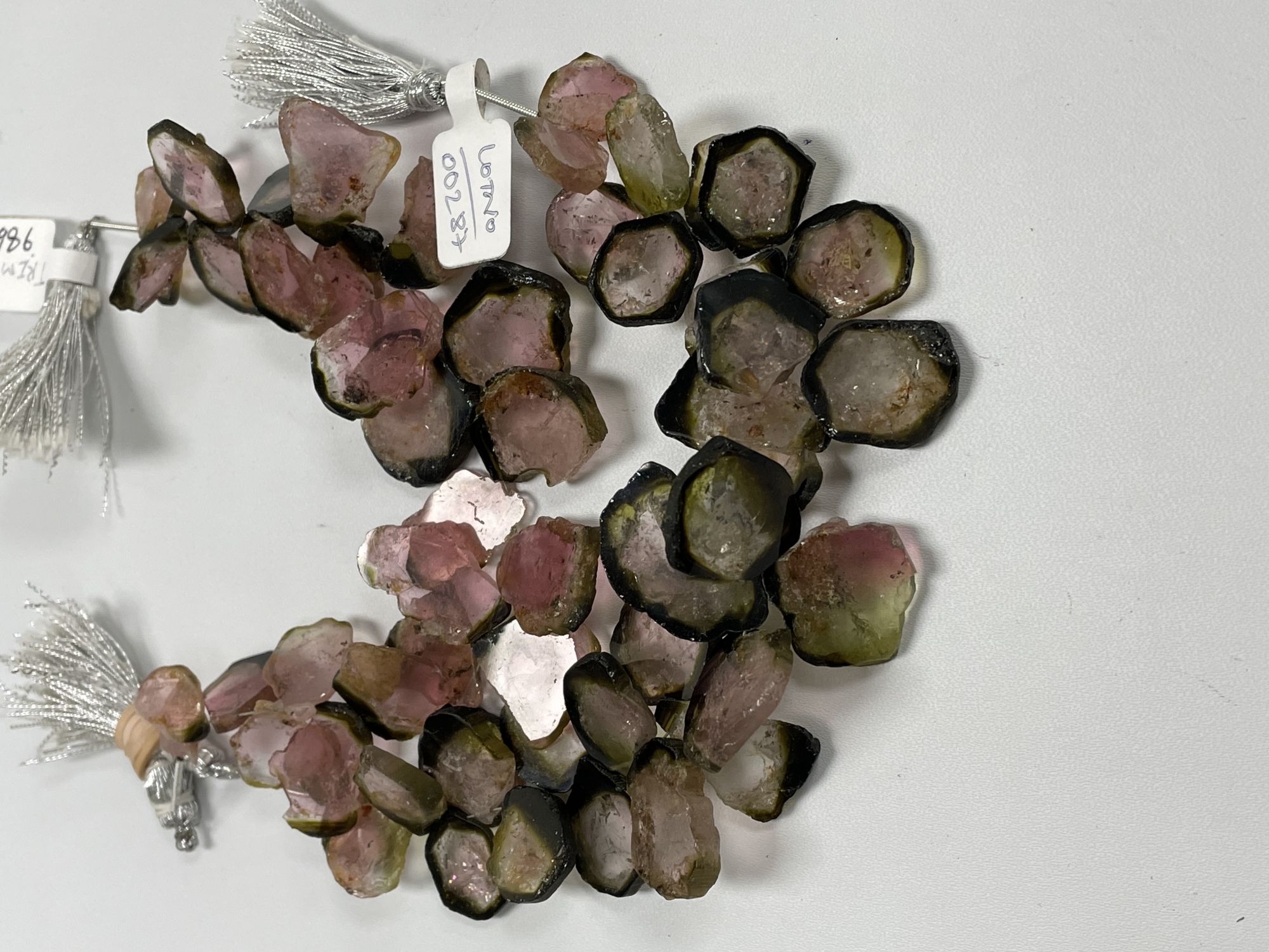 Multi Tourmaline Slice Smooth