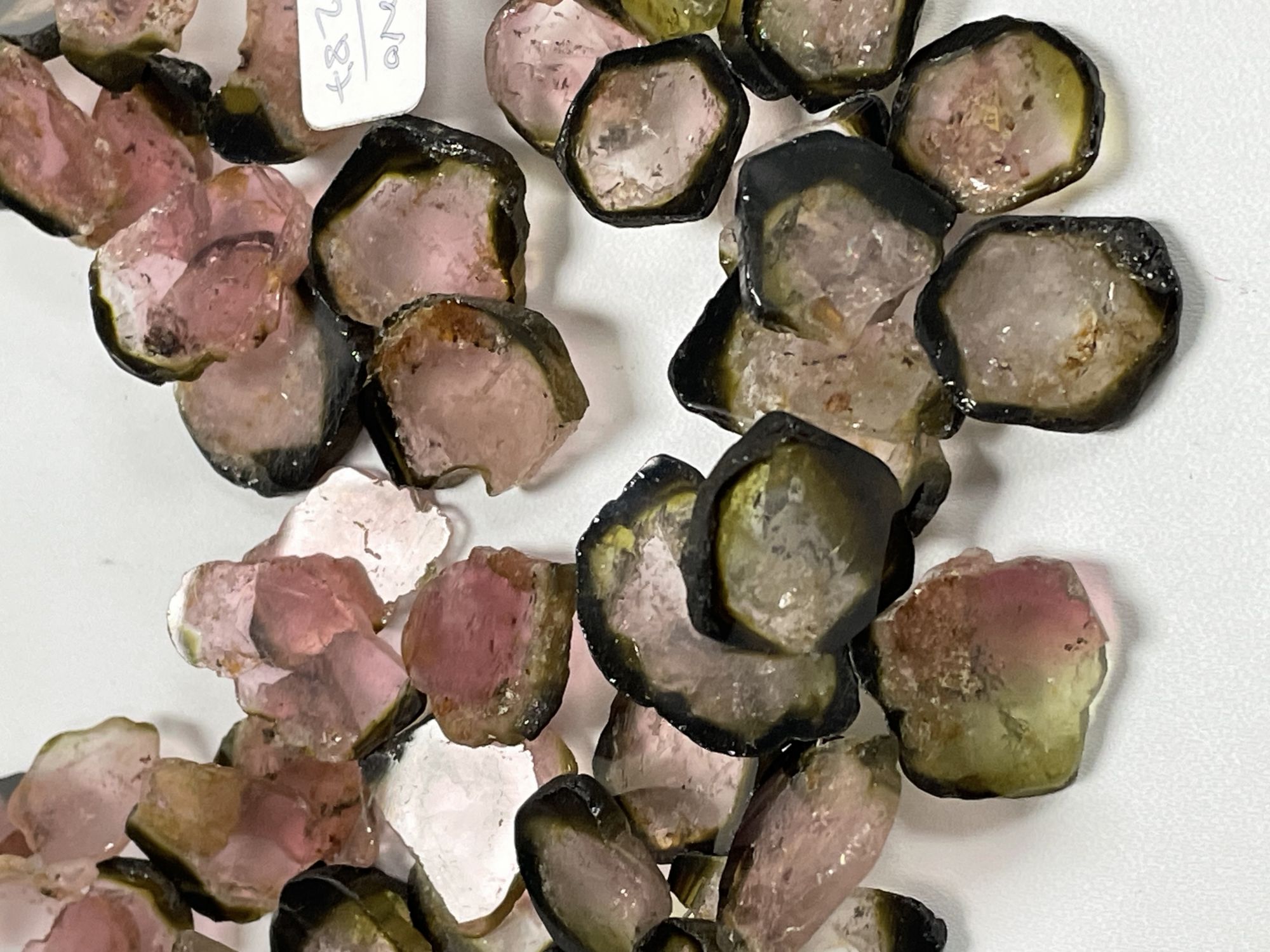 Multi Tourmaline Slice Smooth