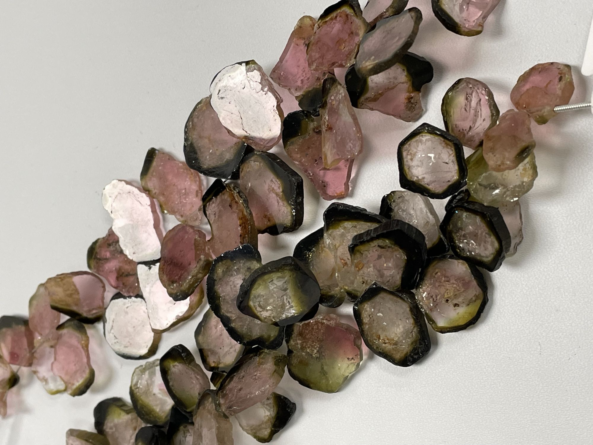 Multi Tourmaline Slice Smooth