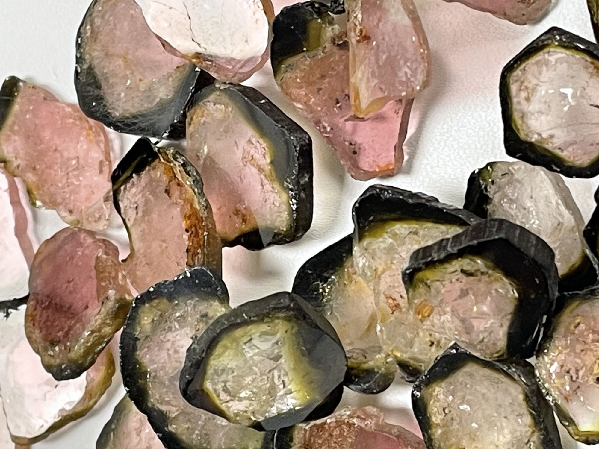Multi Tourmaline Slice Smooth
