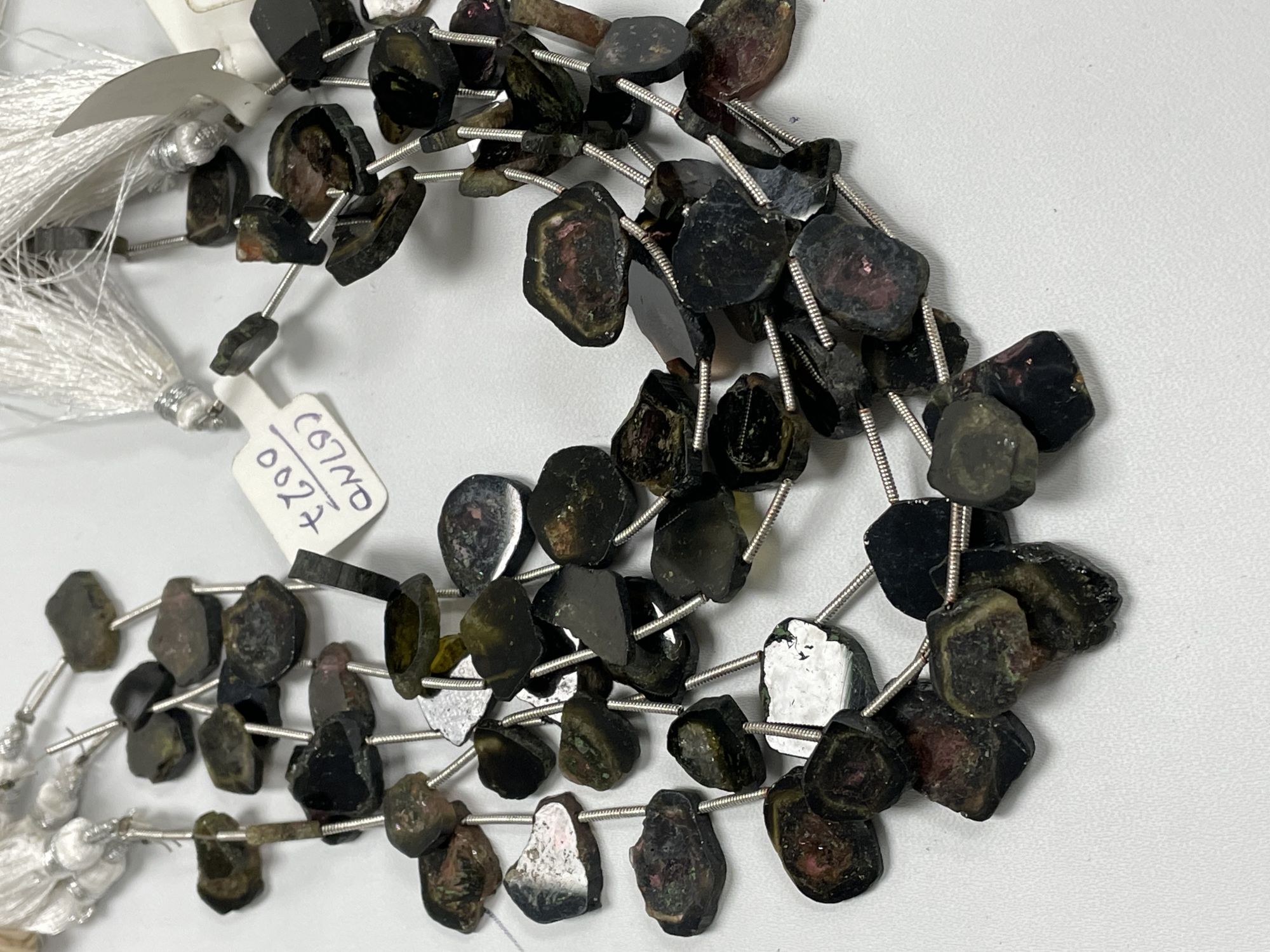 Multi Tourmaline Slice Smooth