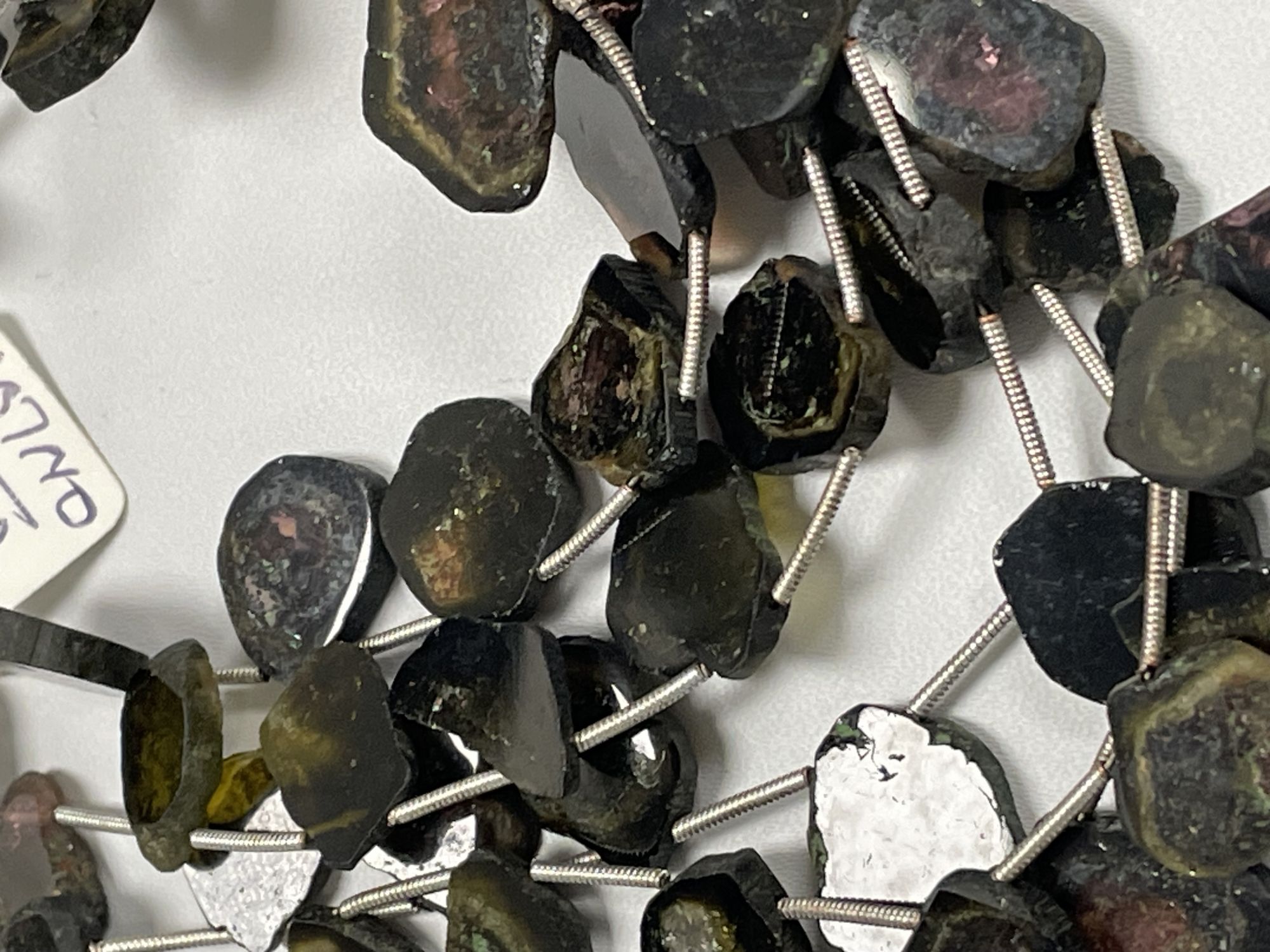 Multi Tourmaline Slice Smooth