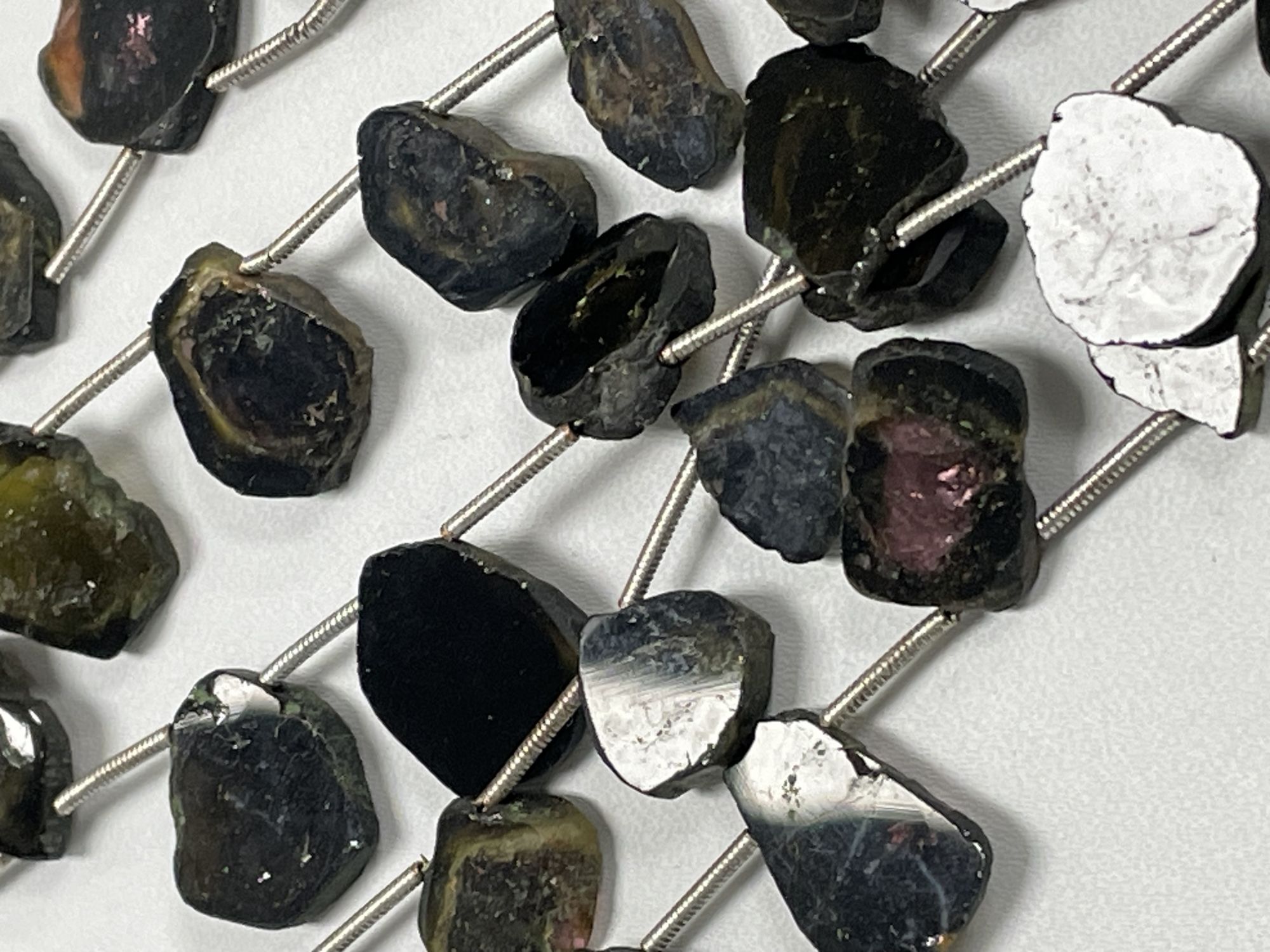 Multi Tourmaline Slice Smooth
