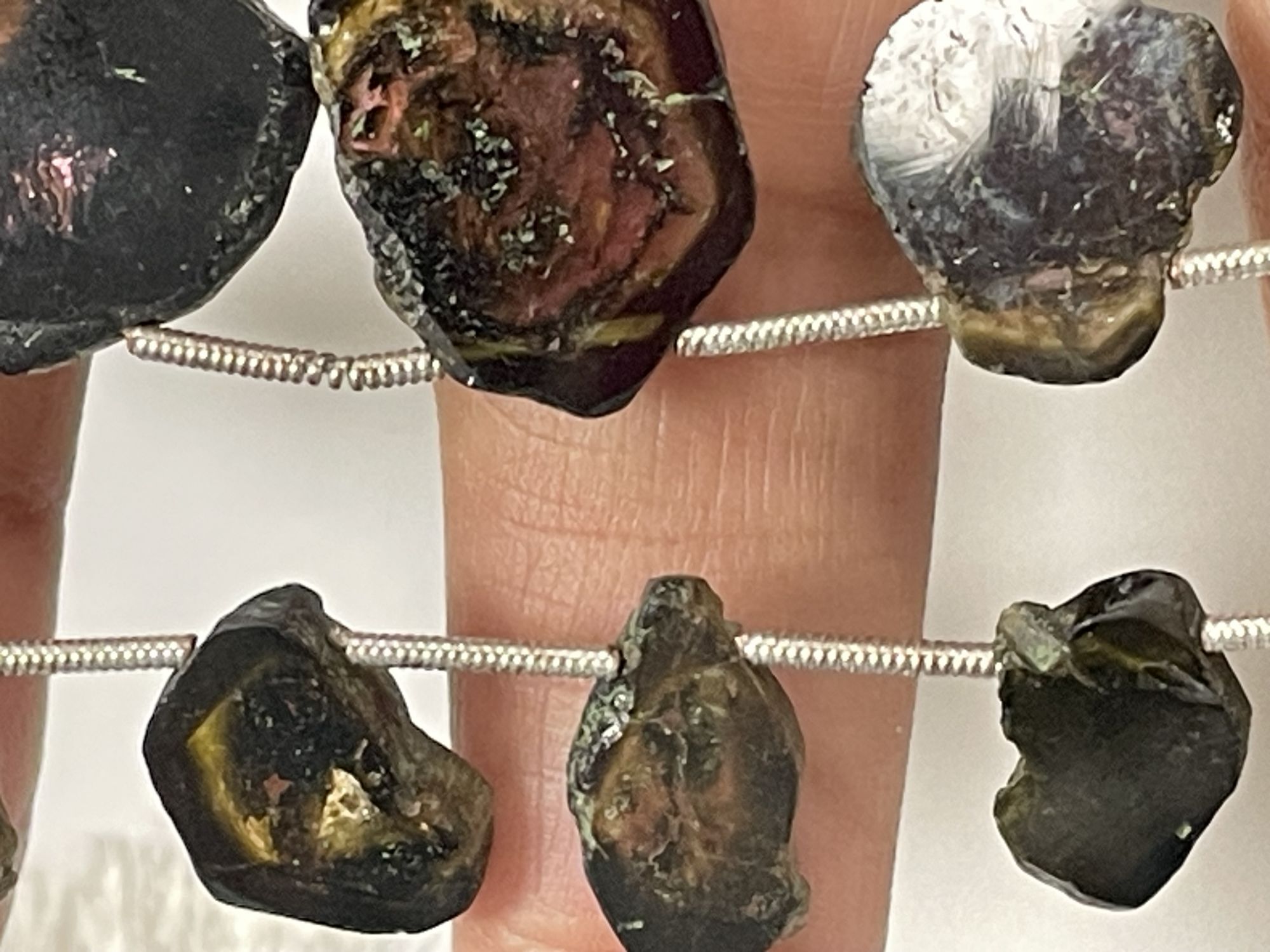 Multi Tourmaline Slice Smooth