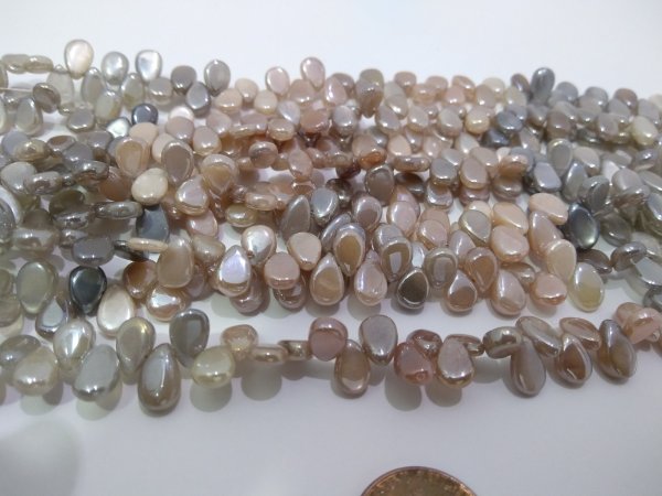Moonstone Pear Faceted