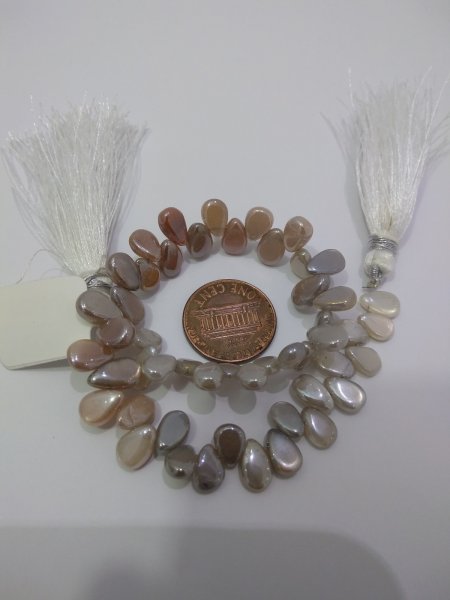 Moonstone Pear Faceted
