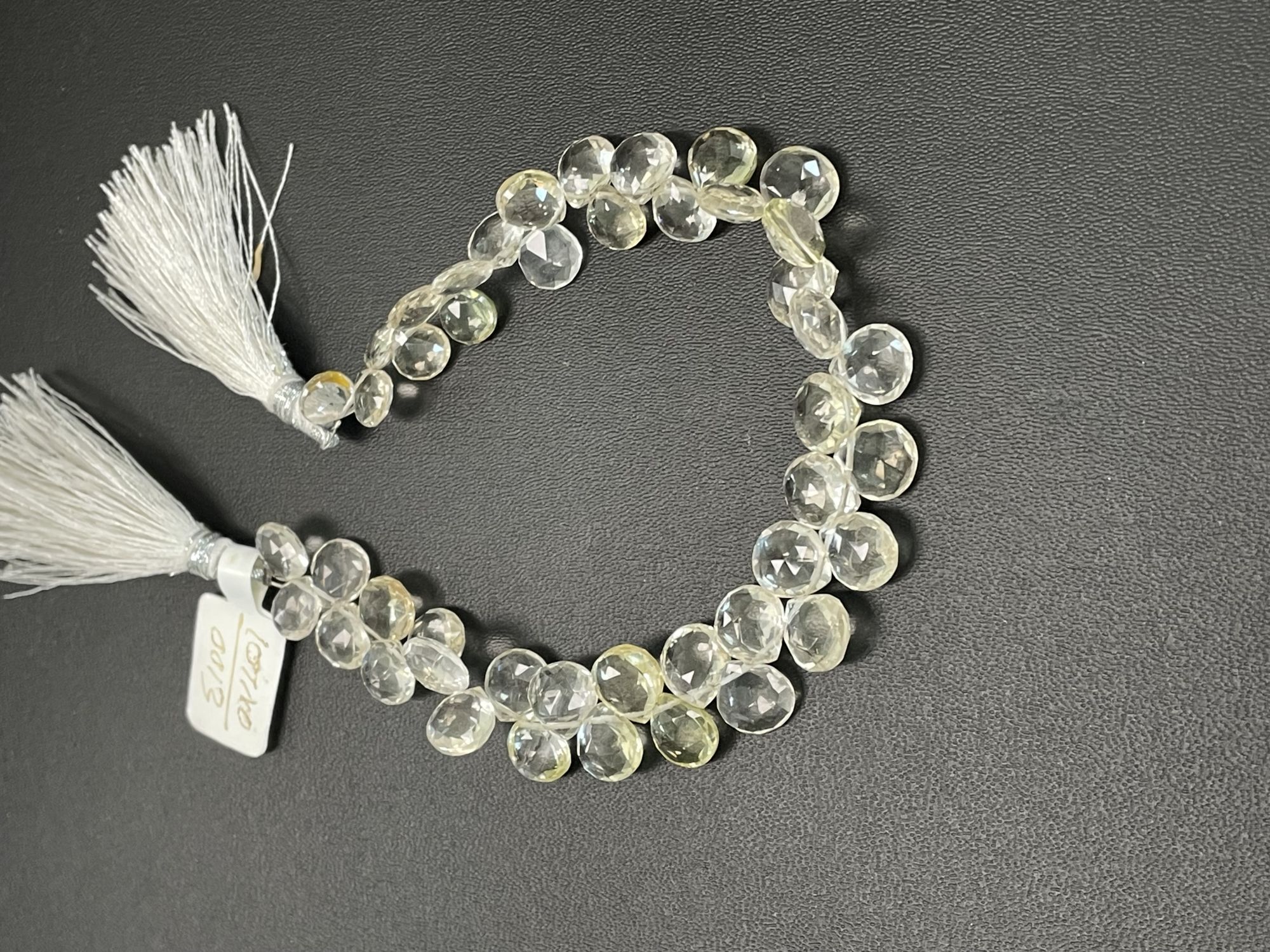 Champagne Quartz Heart Faceted