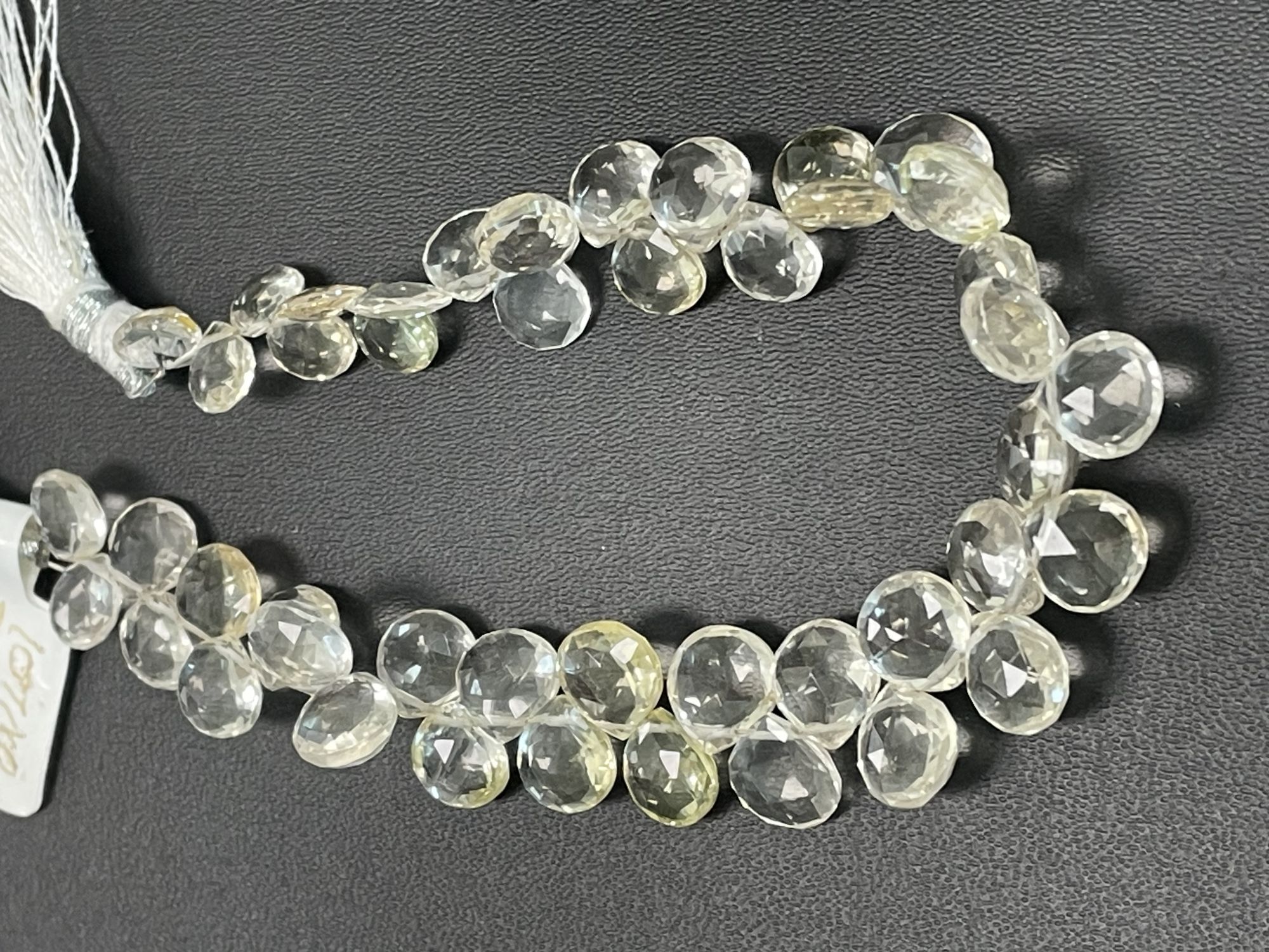Champagne Quartz Heart Faceted