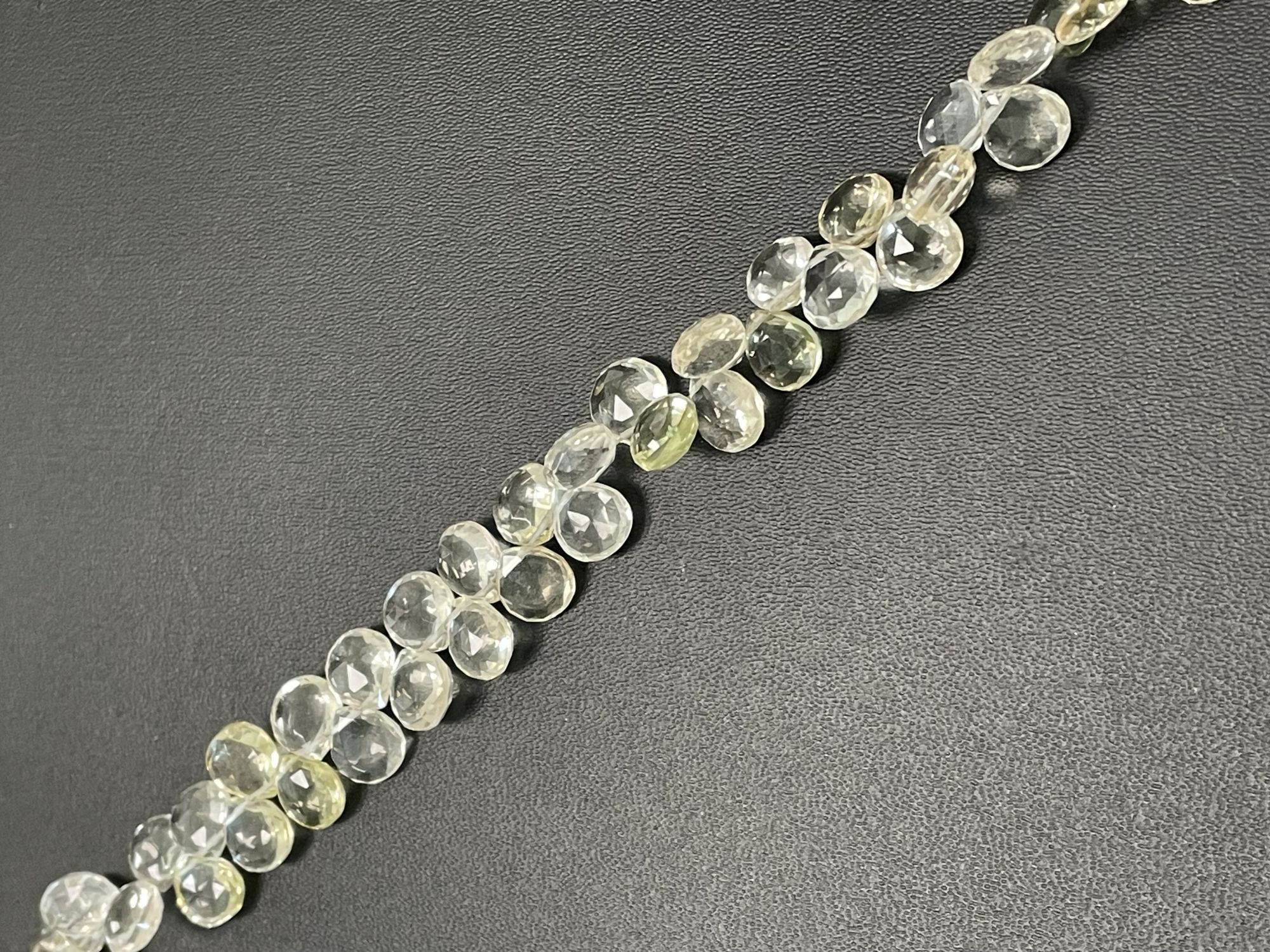 Champagne Quartz Heart Faceted