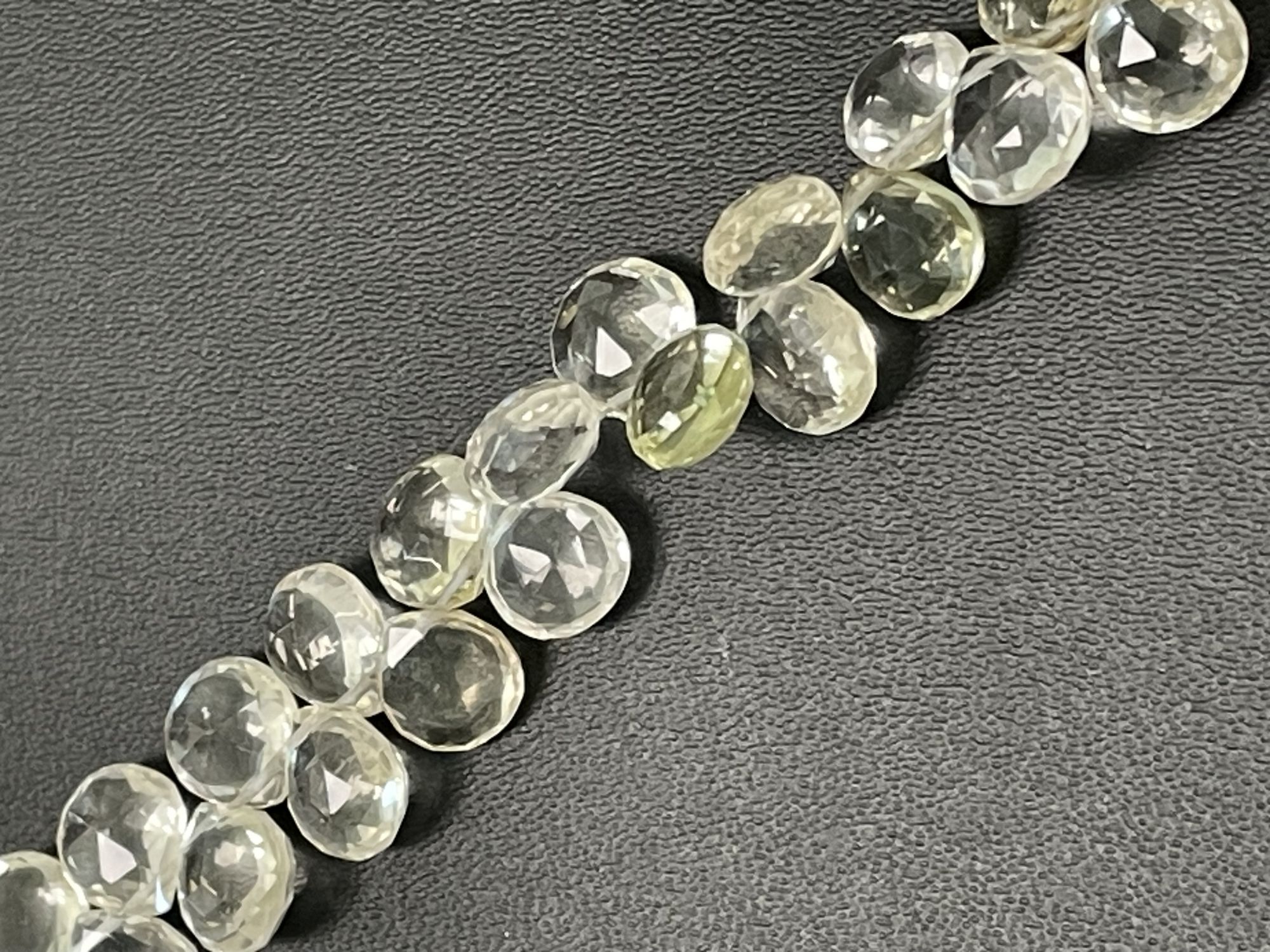 Champagne Quartz Heart Faceted