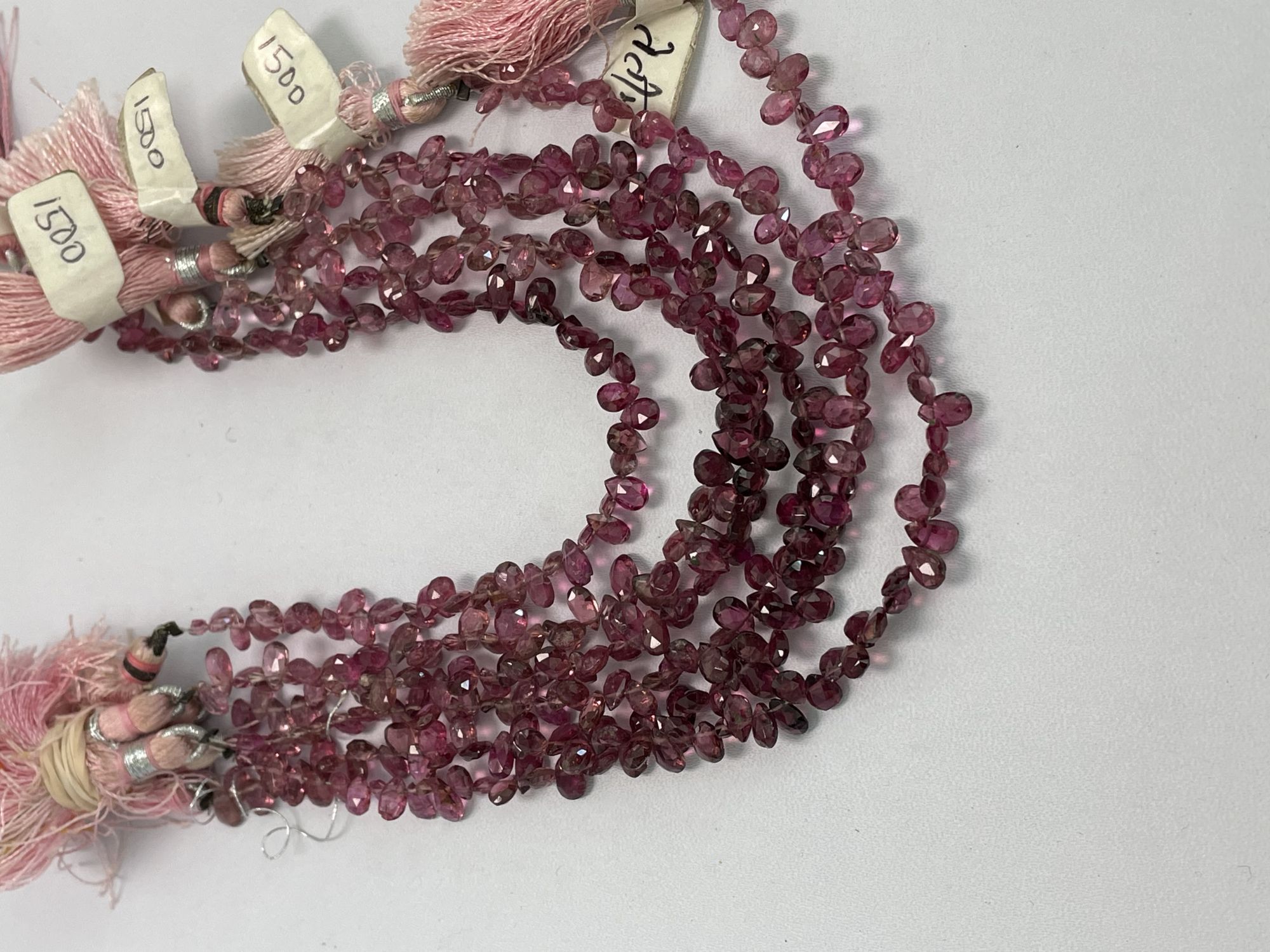 Pink Tourmaline Pear Faceted