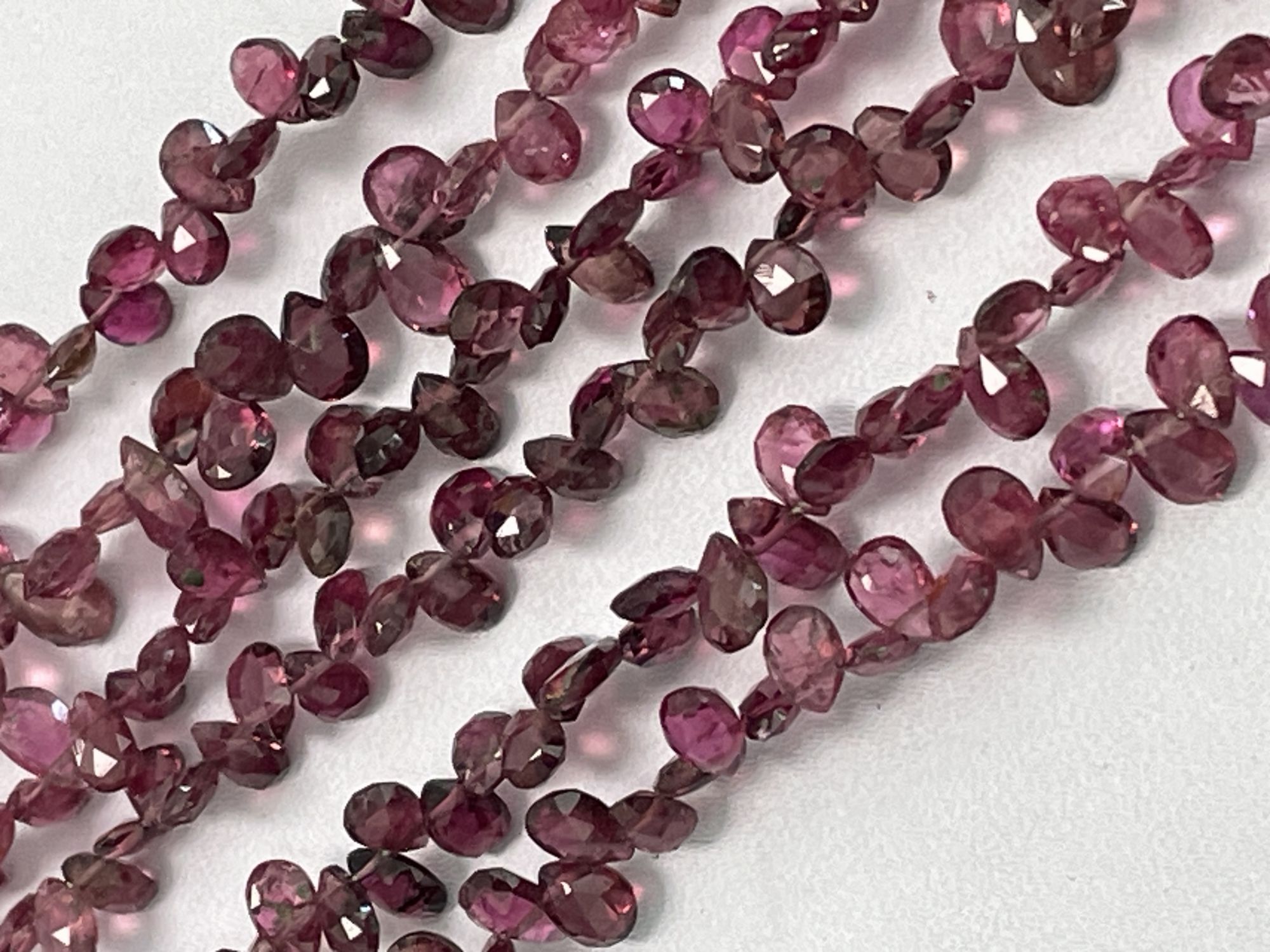 Pink Tourmaline Pear Faceted