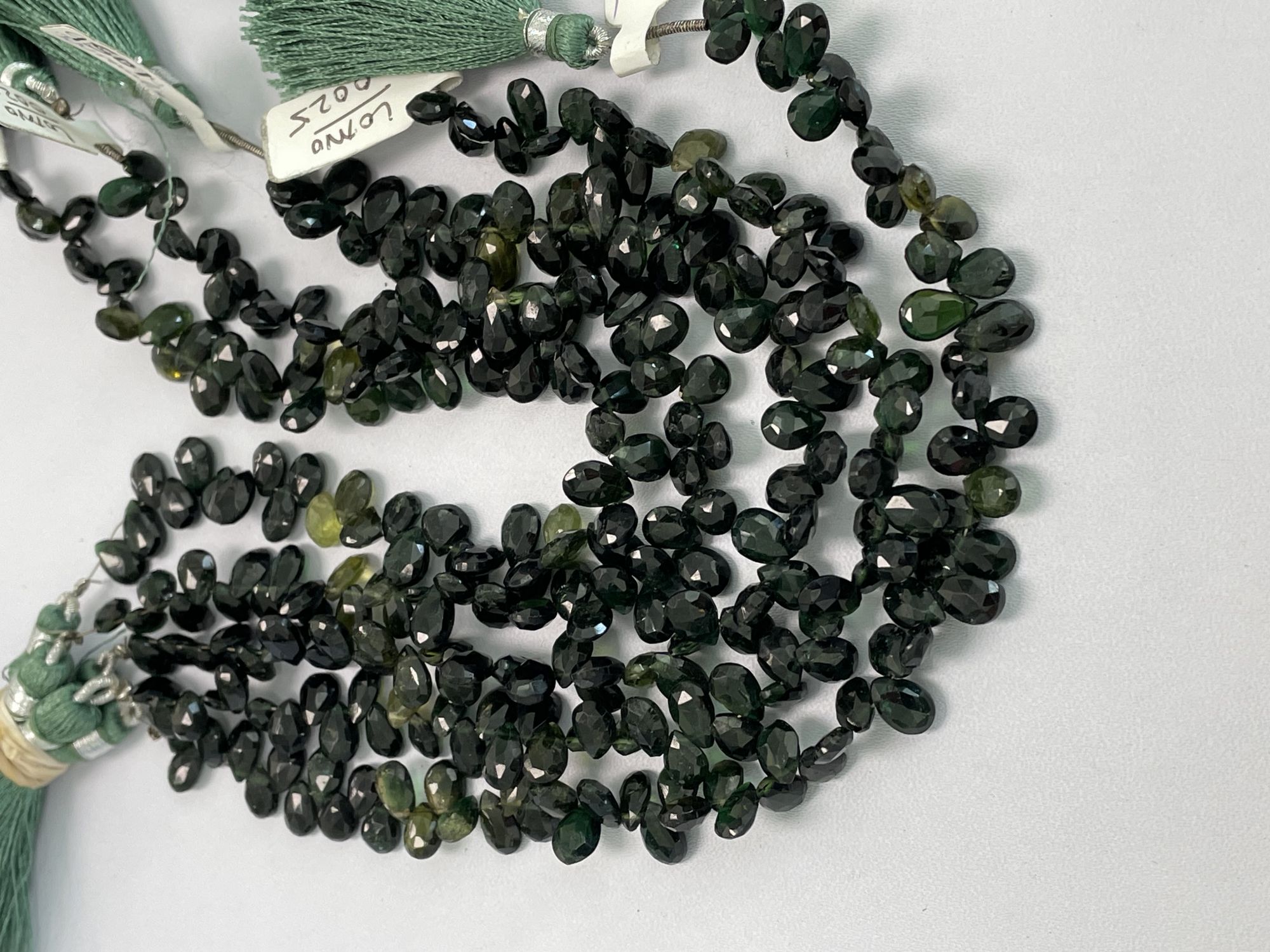 Green Tourmaline Pear Faceted