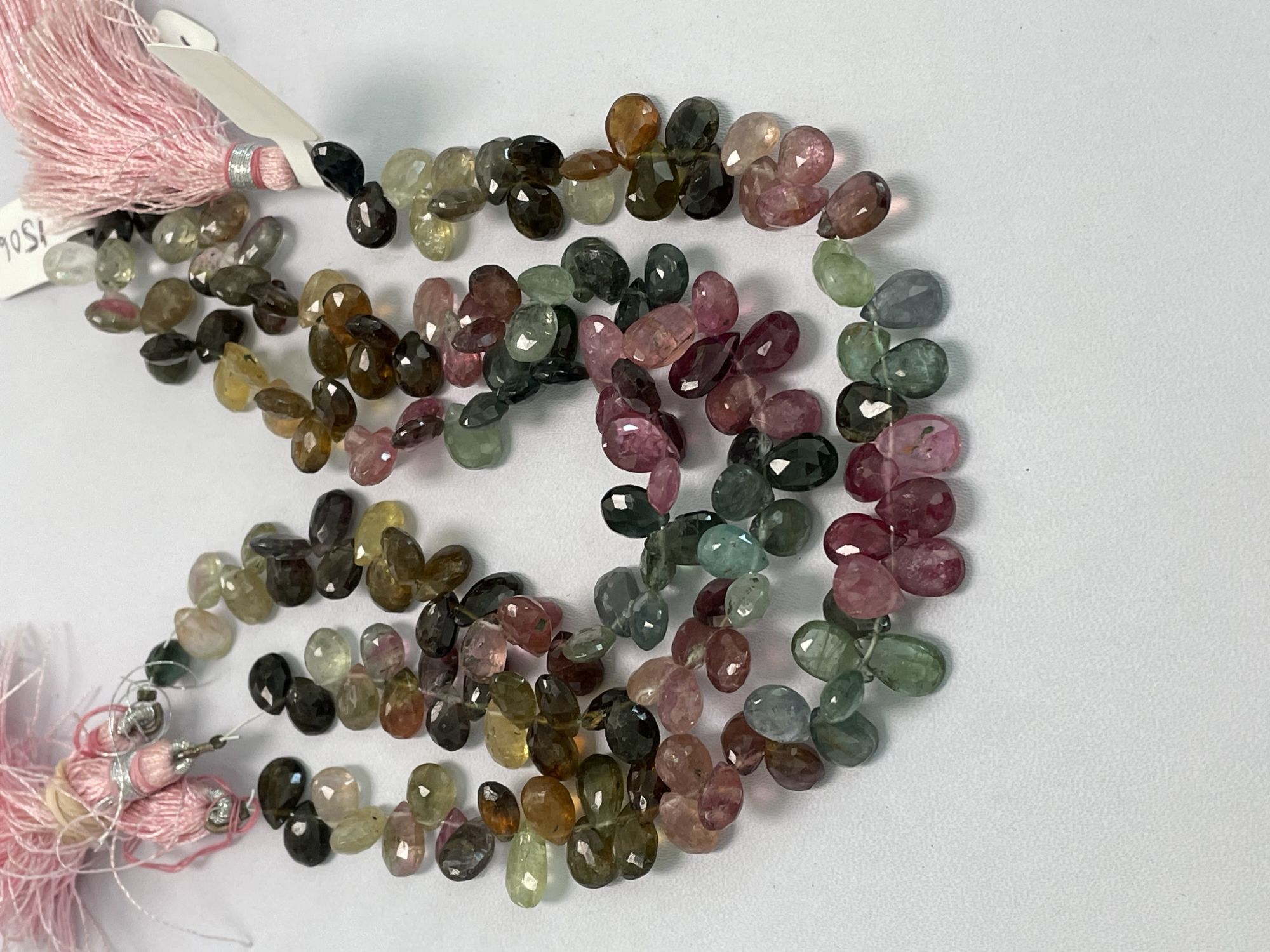 Multi Tourmaline Pear Faceted