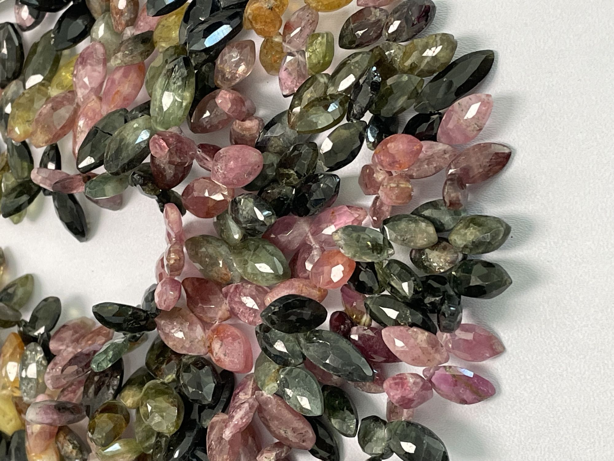Multi Tourmaline Marquise Faceted