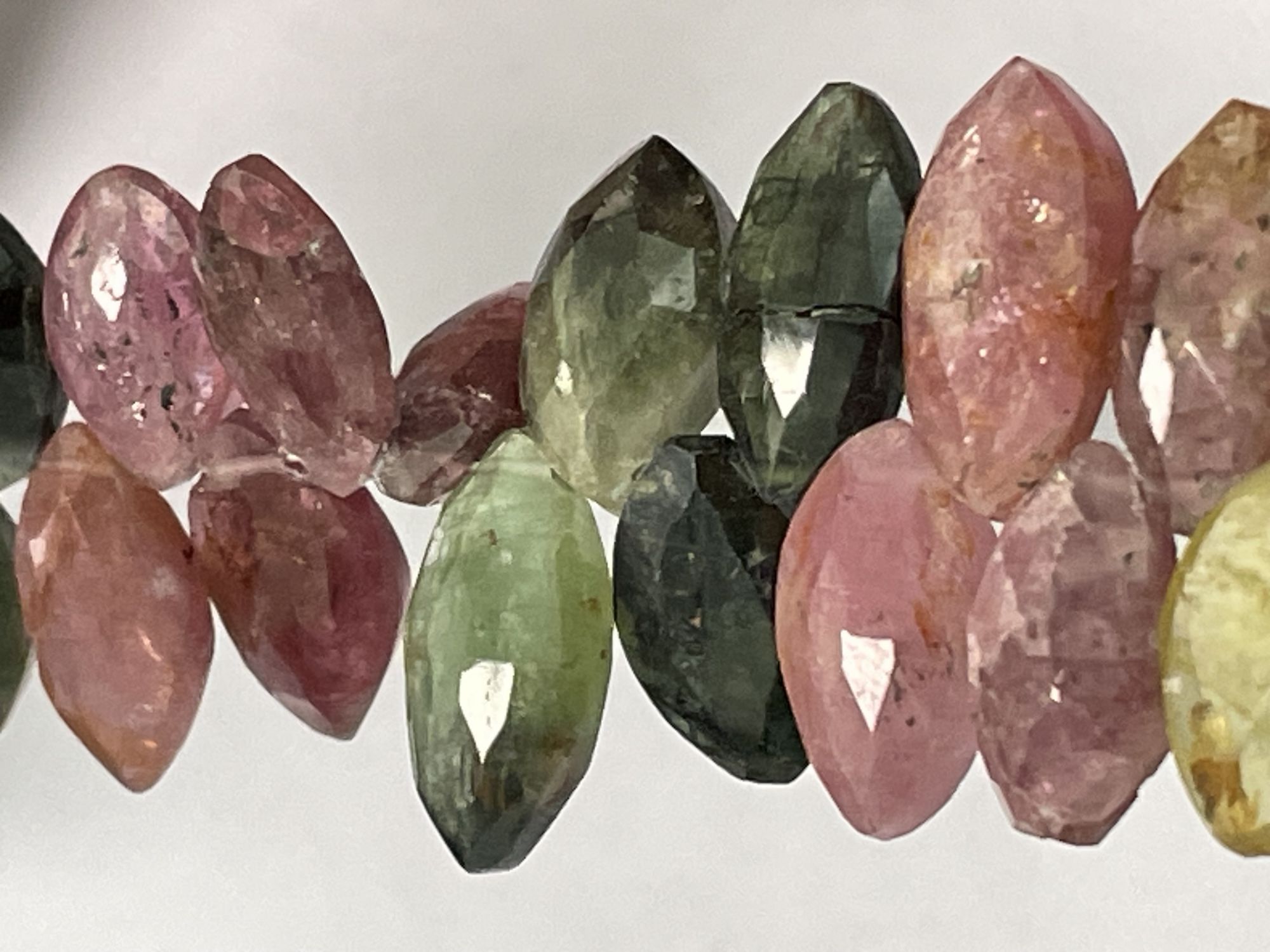 Multi Tourmaline Marquise Faceted