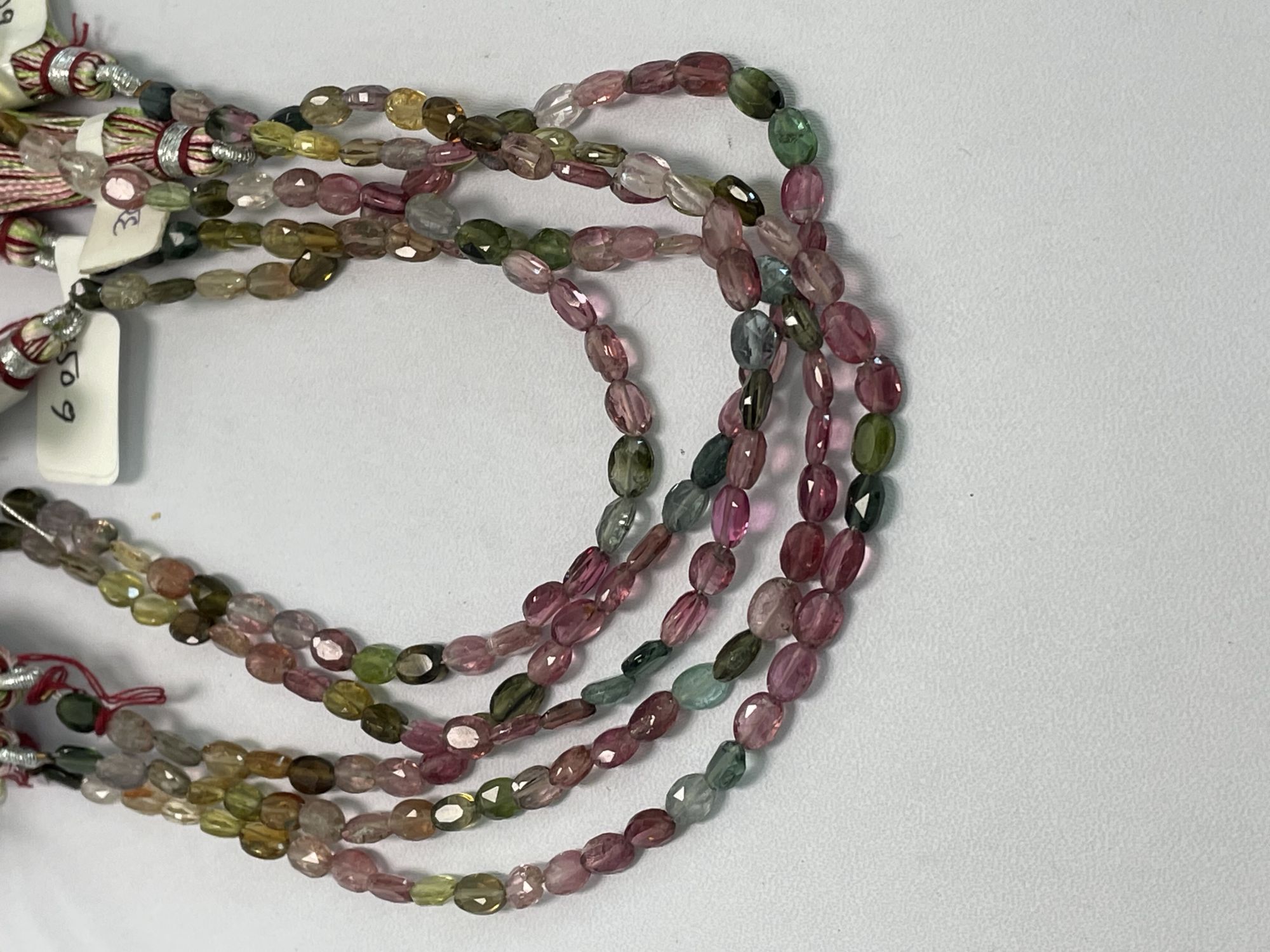 Multi Tourmaline Oval Faceted