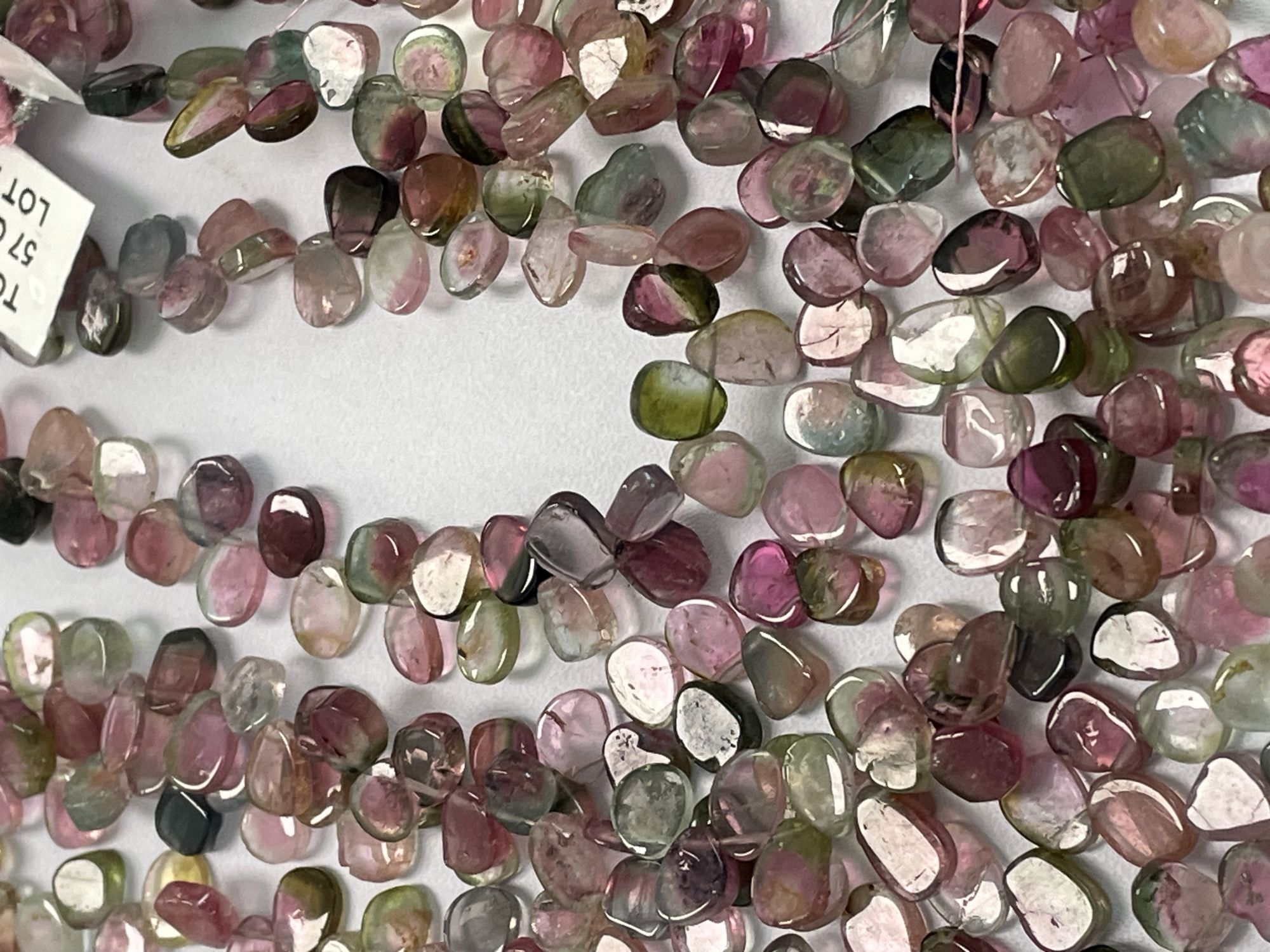 Multi Tourmaline Slice Smooth