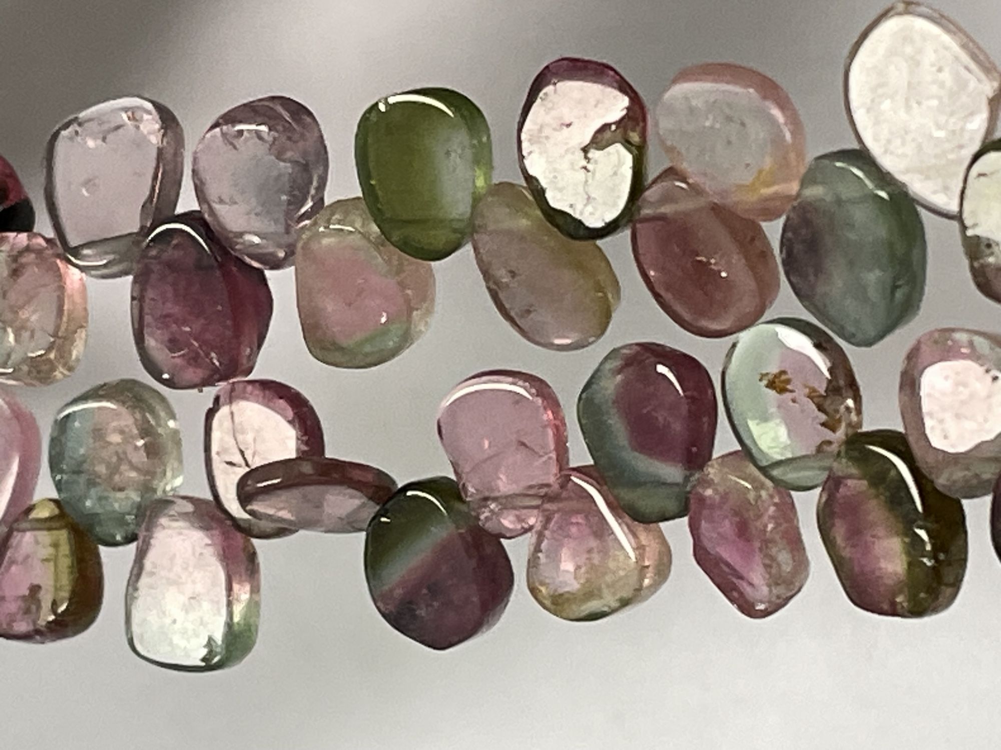 Multi Tourmaline Slice Smooth