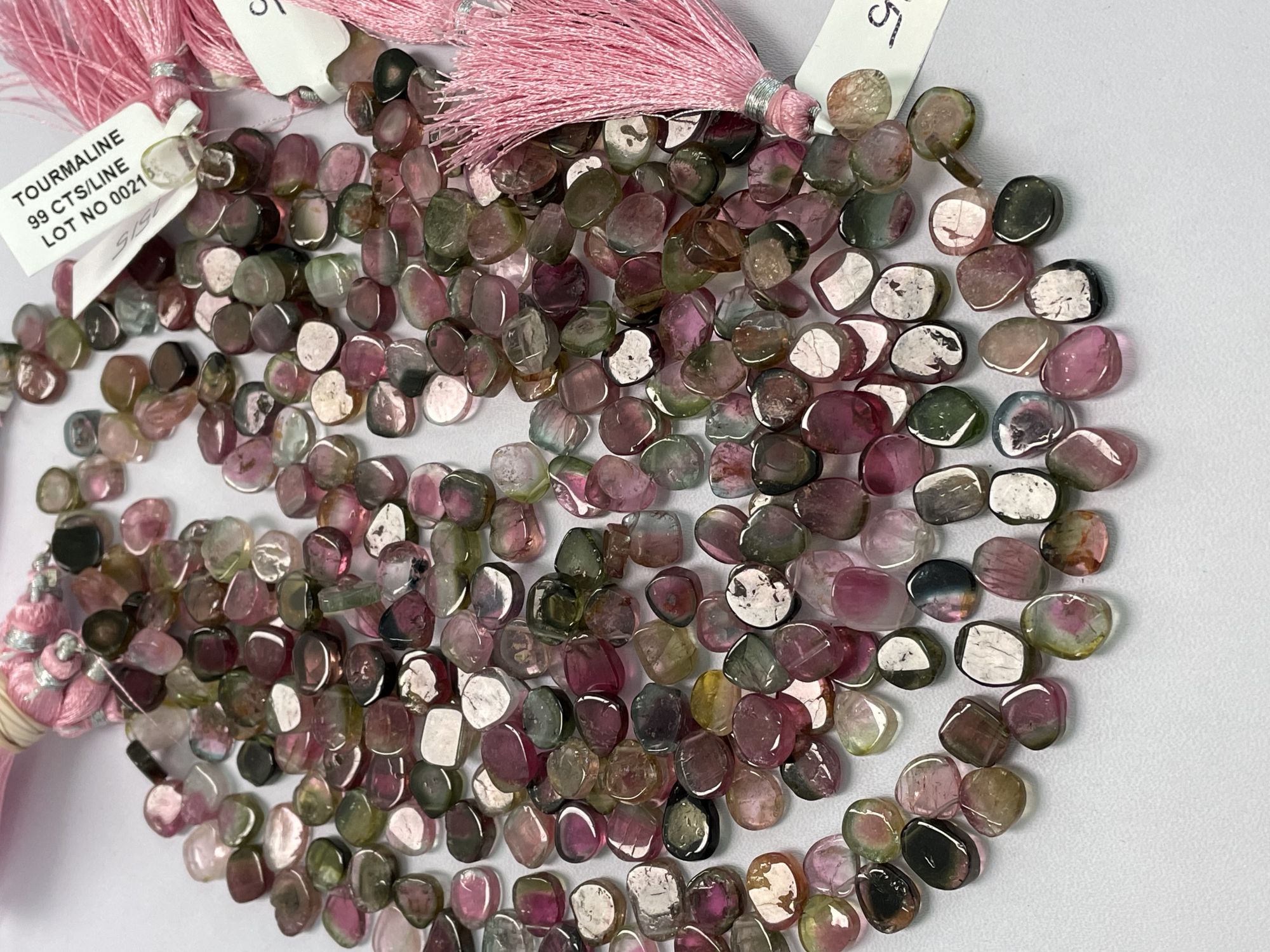 Multi Tourmaline Slice Smooth