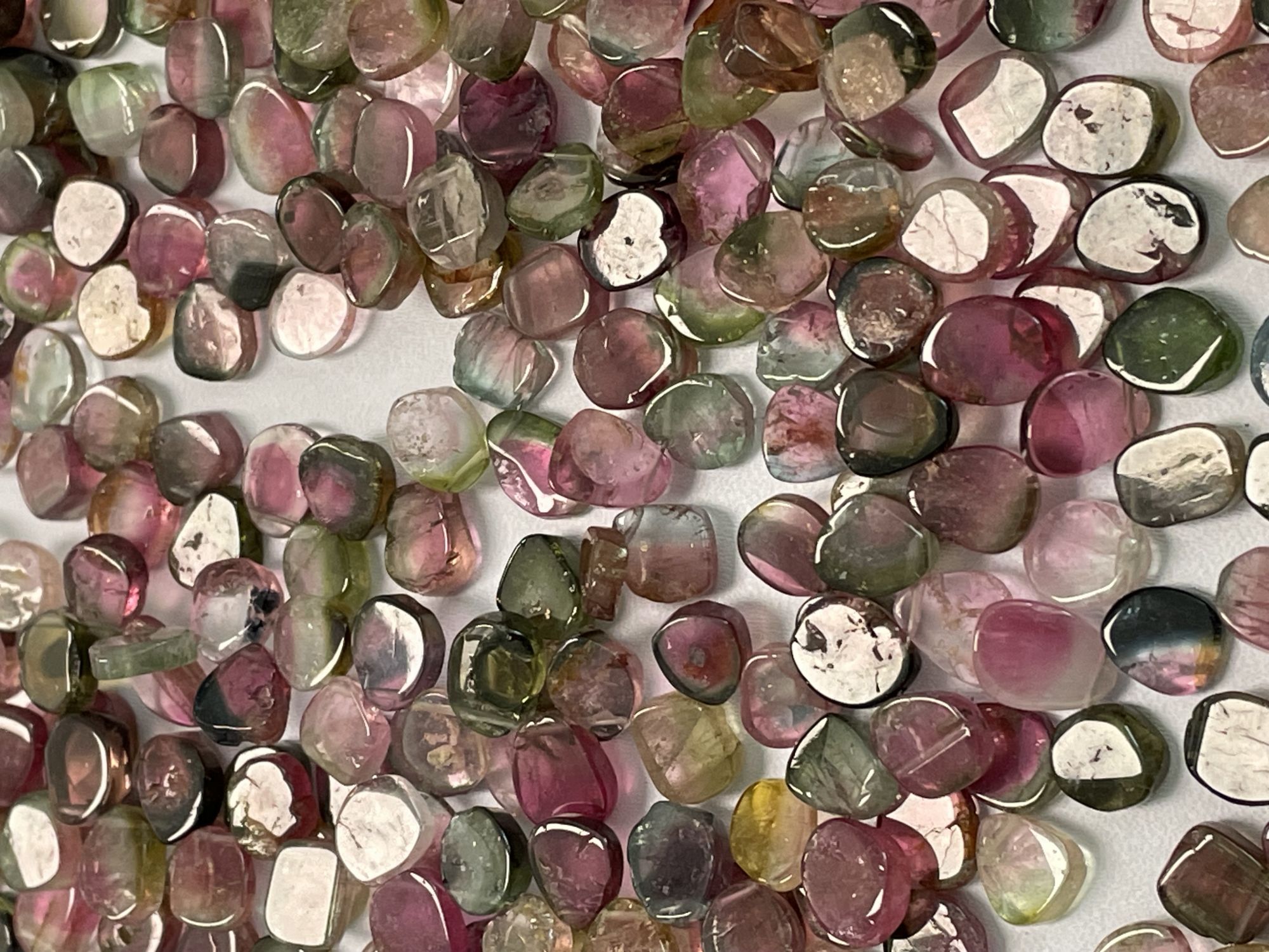 Multi Tourmaline Slice Smooth