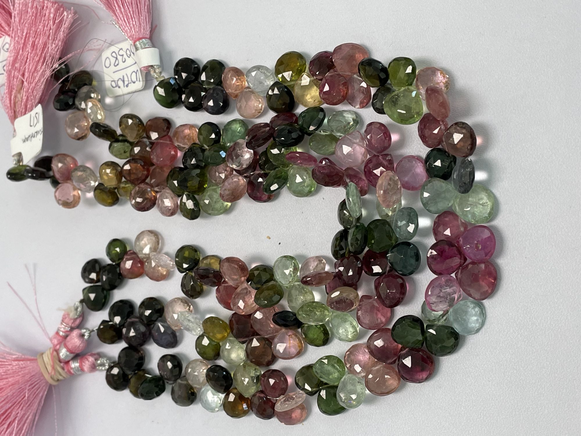 Multi Tourmaline Heart Faceted