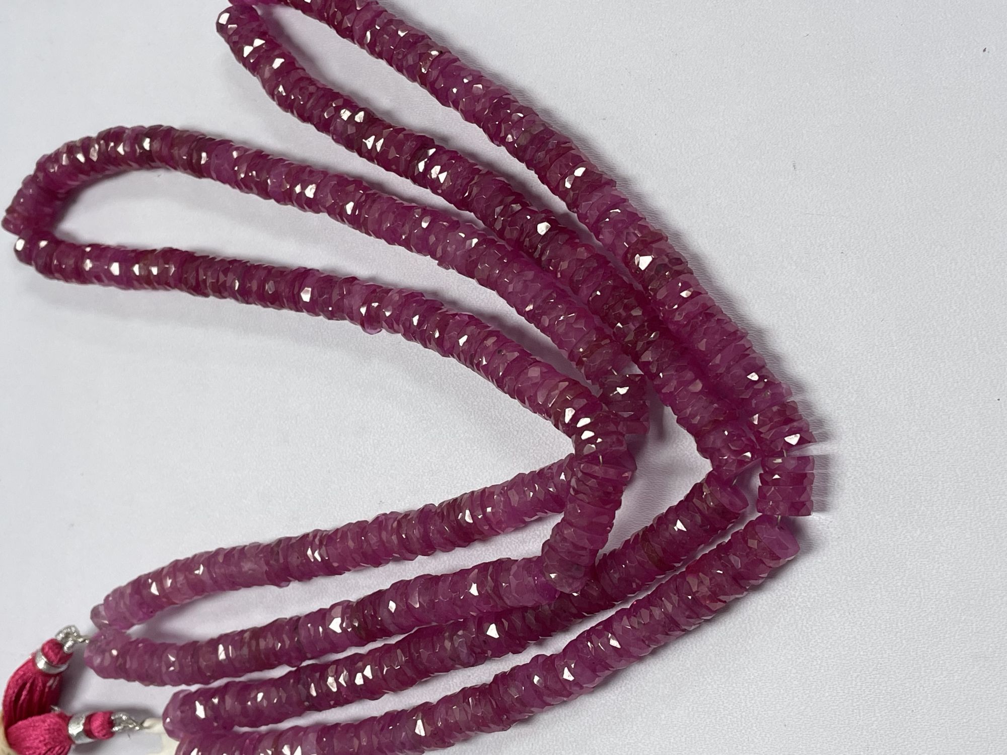 Pink Sapphire Tire Faceted