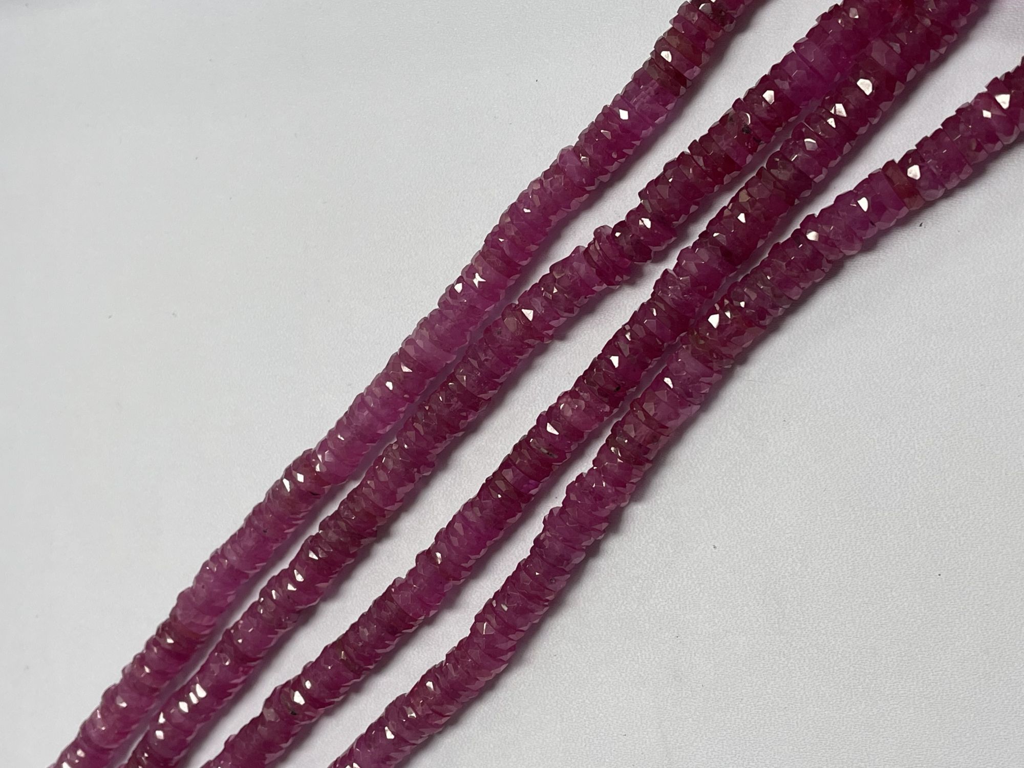 Pink Sapphire Tire Faceted