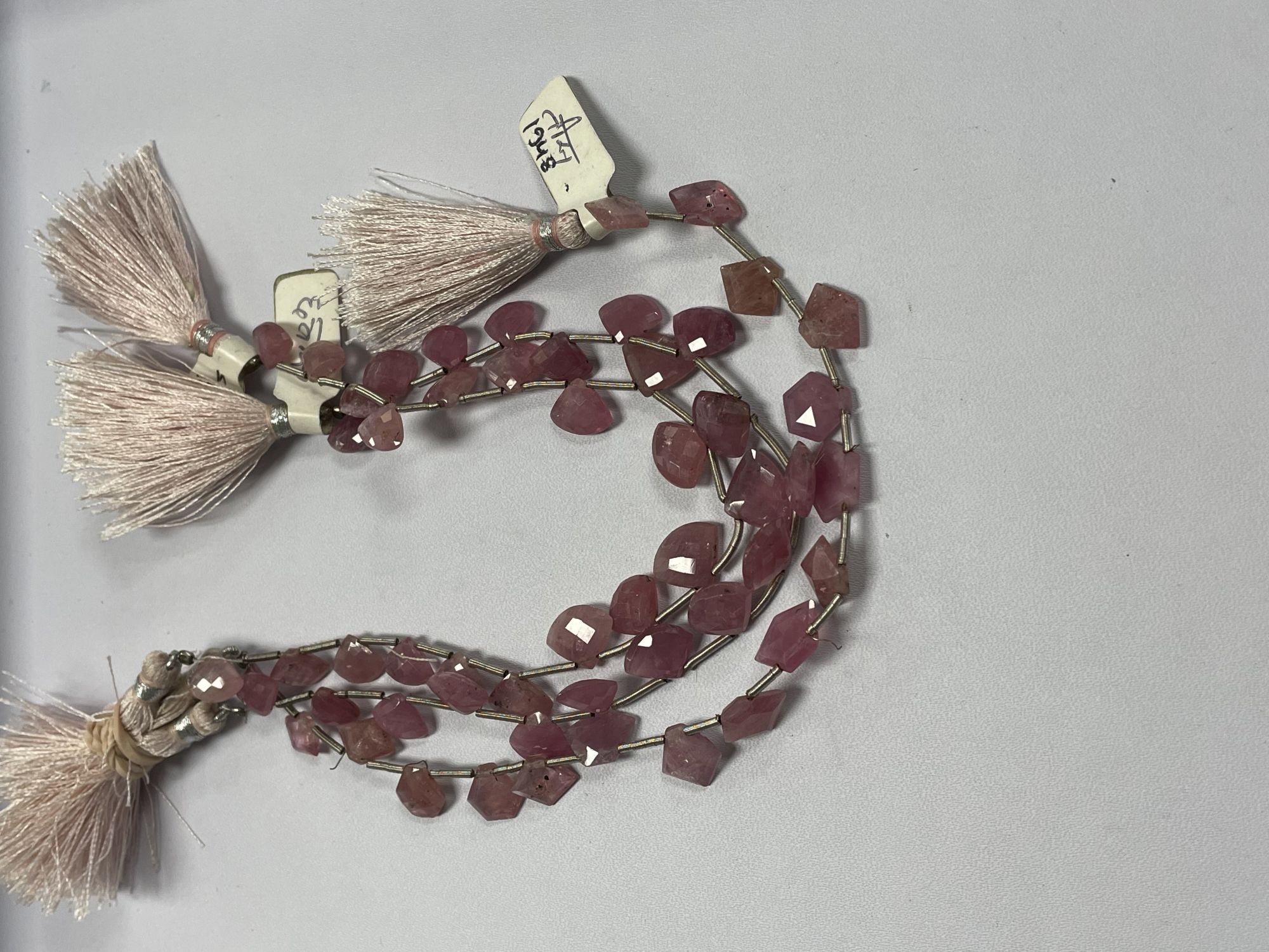 Sapphire Fan Cut Faceted