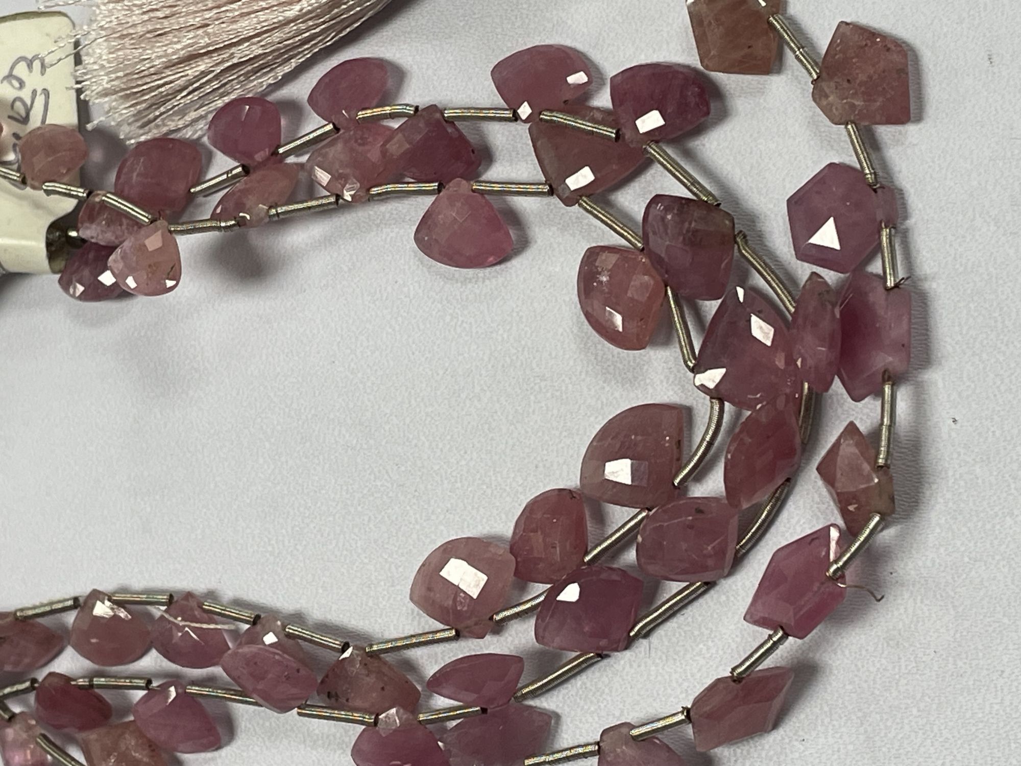 Sapphire Fan Cut Faceted