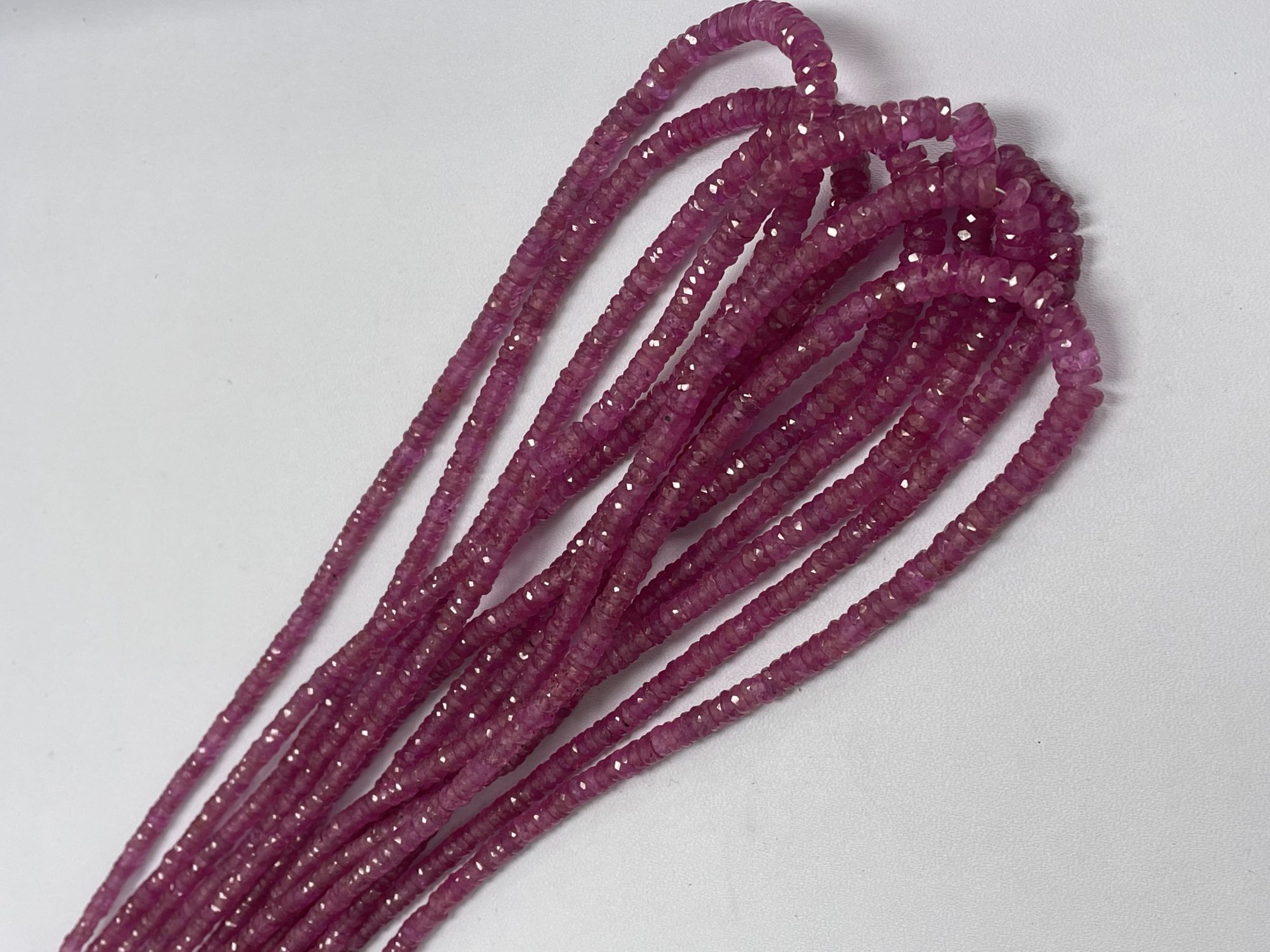 Pink Sapphire Rondelle Faceted