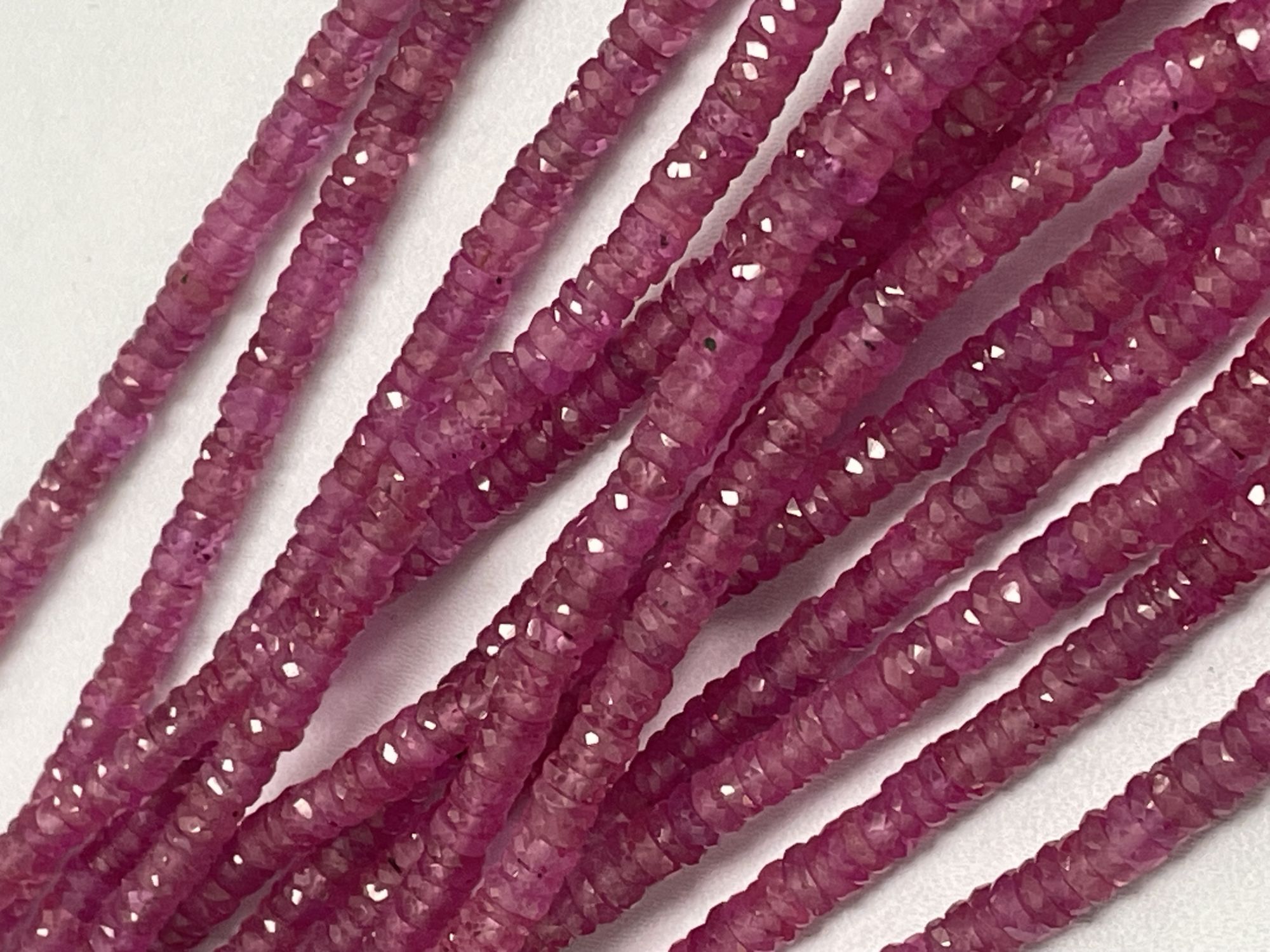 Pink Sapphire Rondelle Faceted