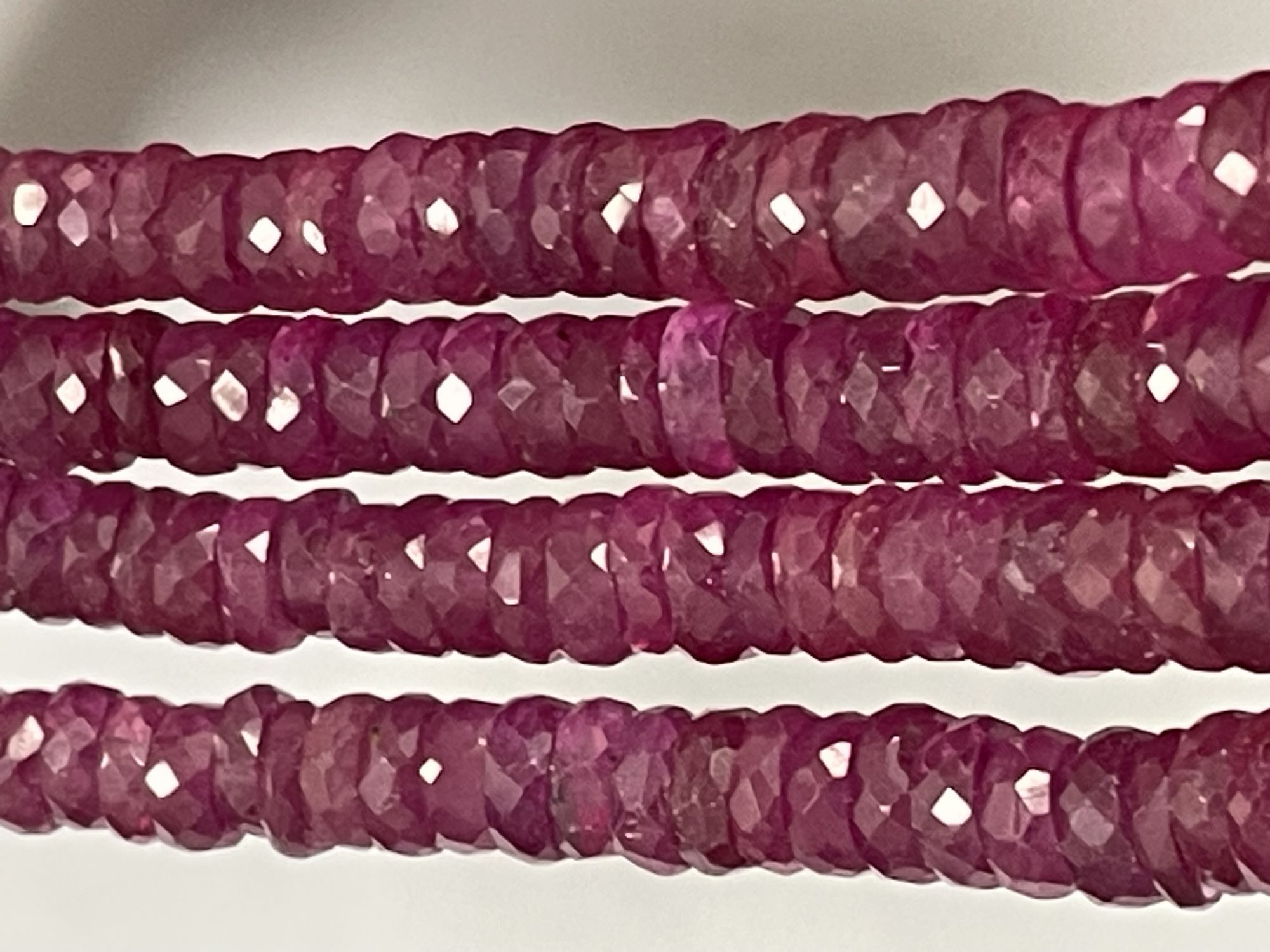 Pink Sapphire Tire Faceted