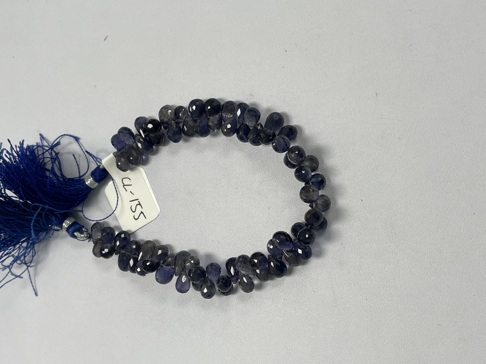 Iolite Drop Faceted