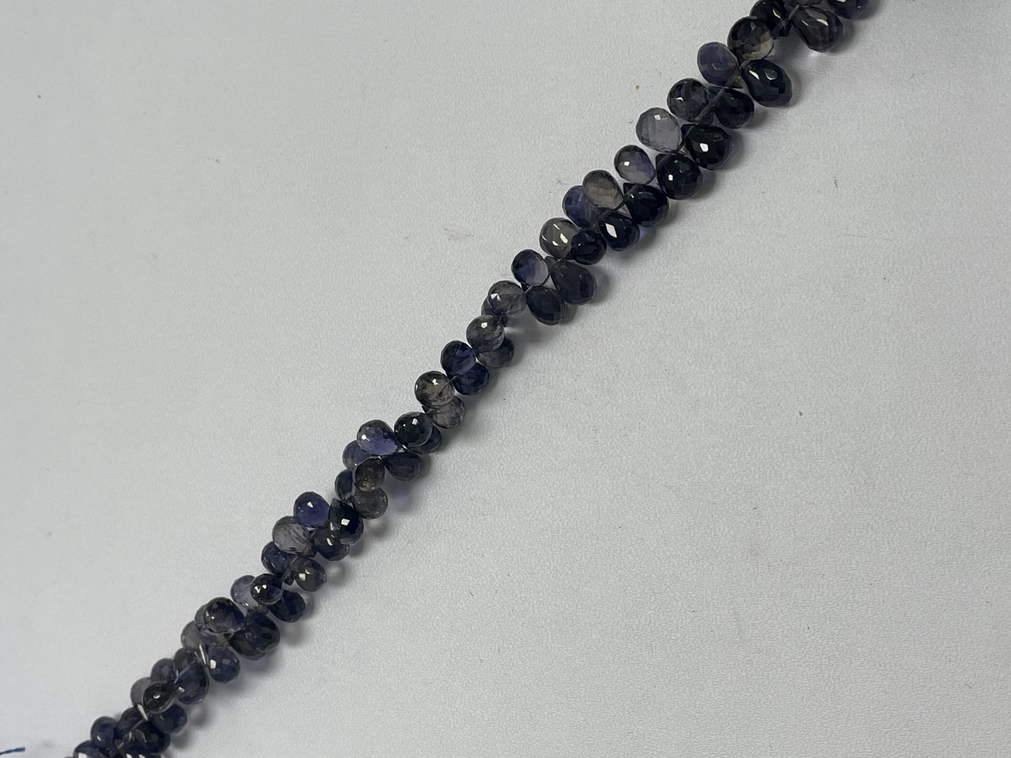 Iolite Drop Faceted