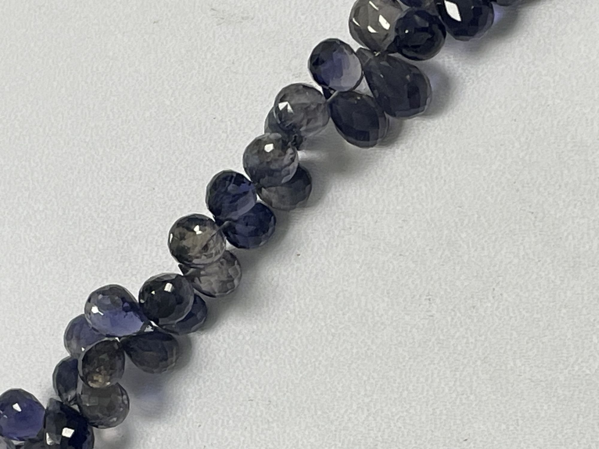 Iolite Drop Faceted