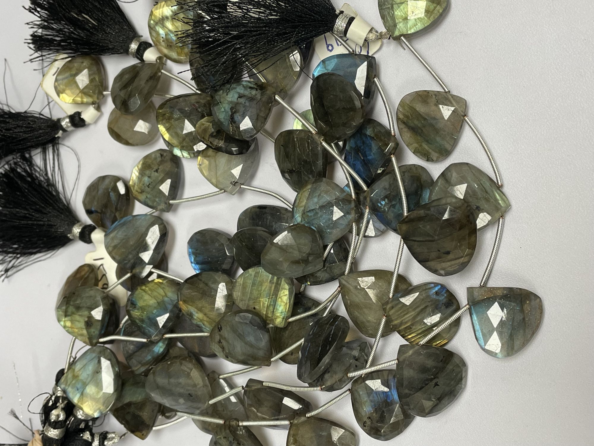 Labradorite Heart Faceted