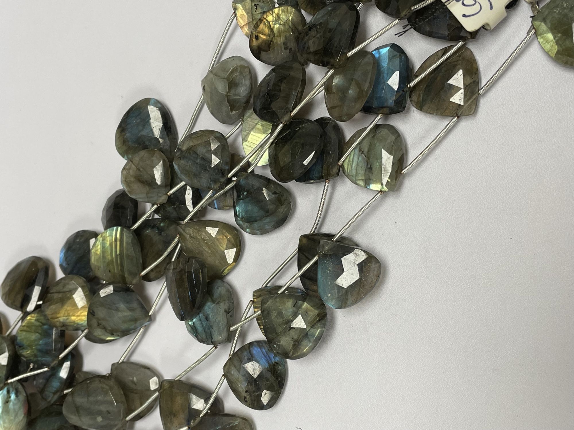 Labradorite Heart Faceted